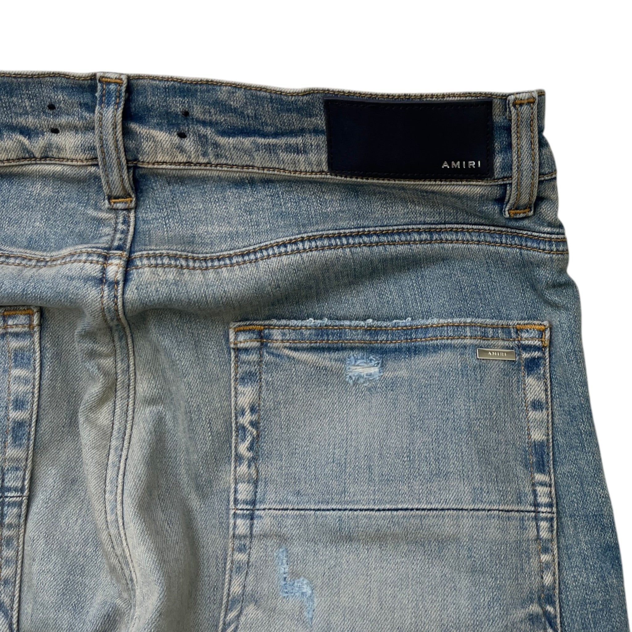 Men's Distressed Jeans Blue Size Waist 32"