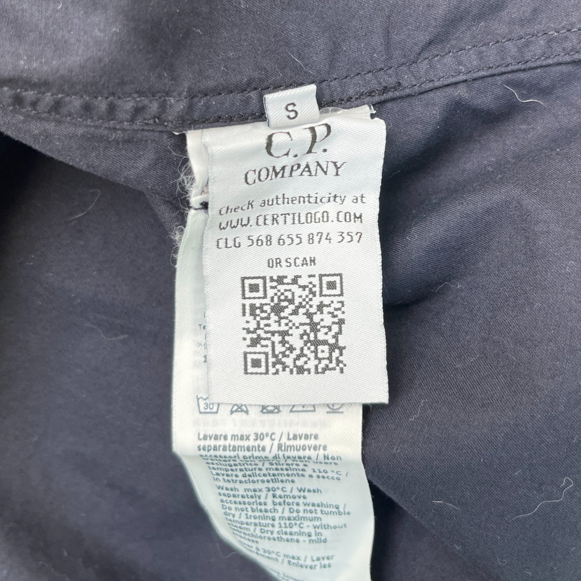 Men's Lens OverShirt Navy Size S