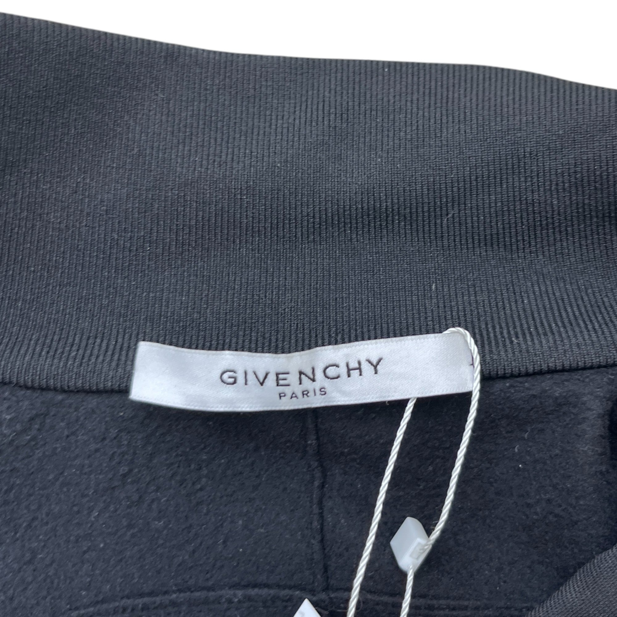 Men's Tape Logo Track Jacket Black Size M