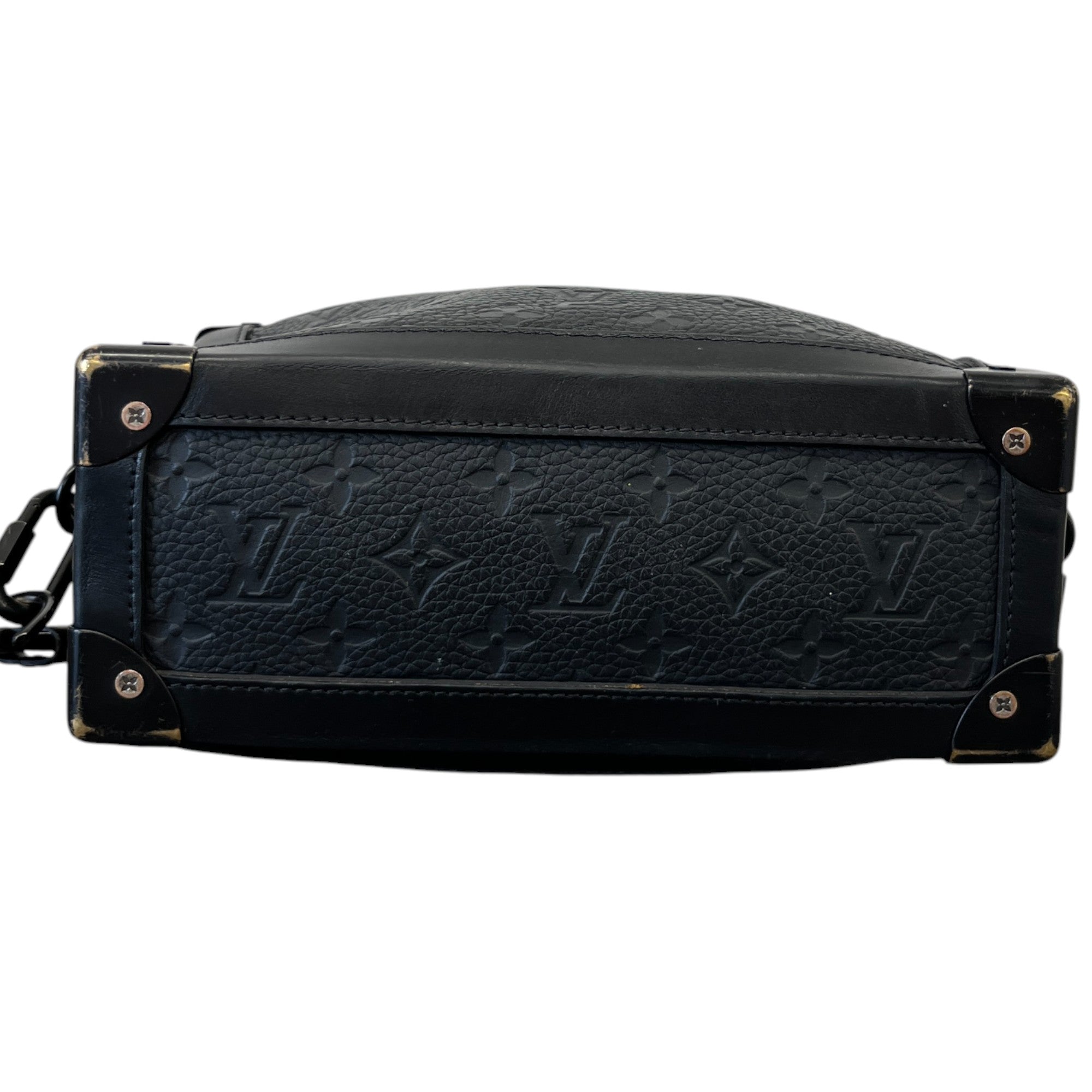 Men's Monogram Trunk Crossbody Bag Black