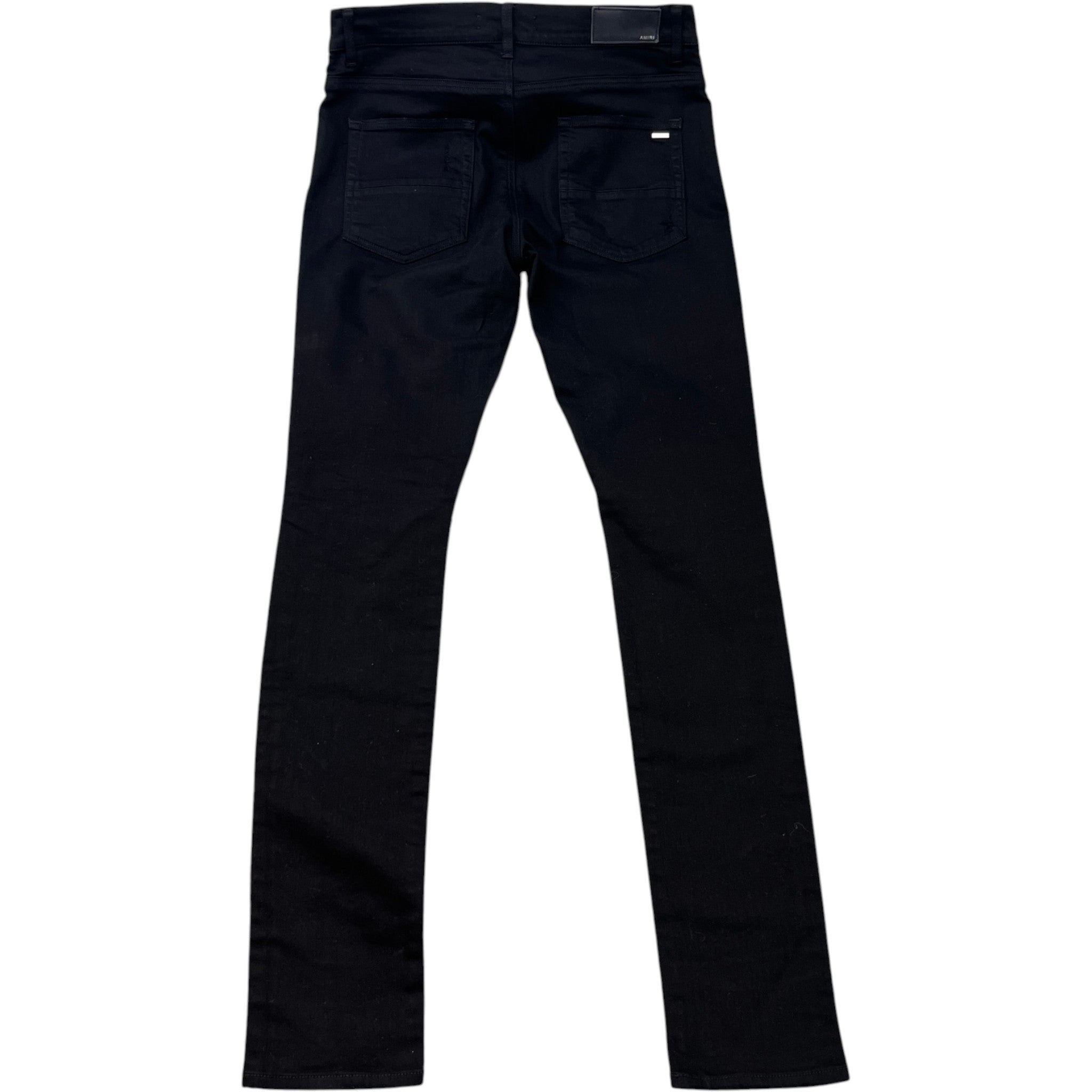 Men's Mx1 Distressed Skinny Jeans Black Size Waist 32"