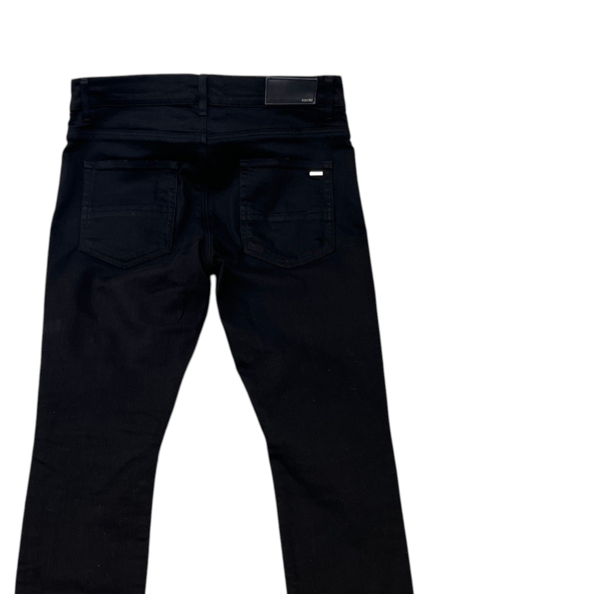 Men's Mx1 Distressed Skinny Jeans Black Size Waist 32"