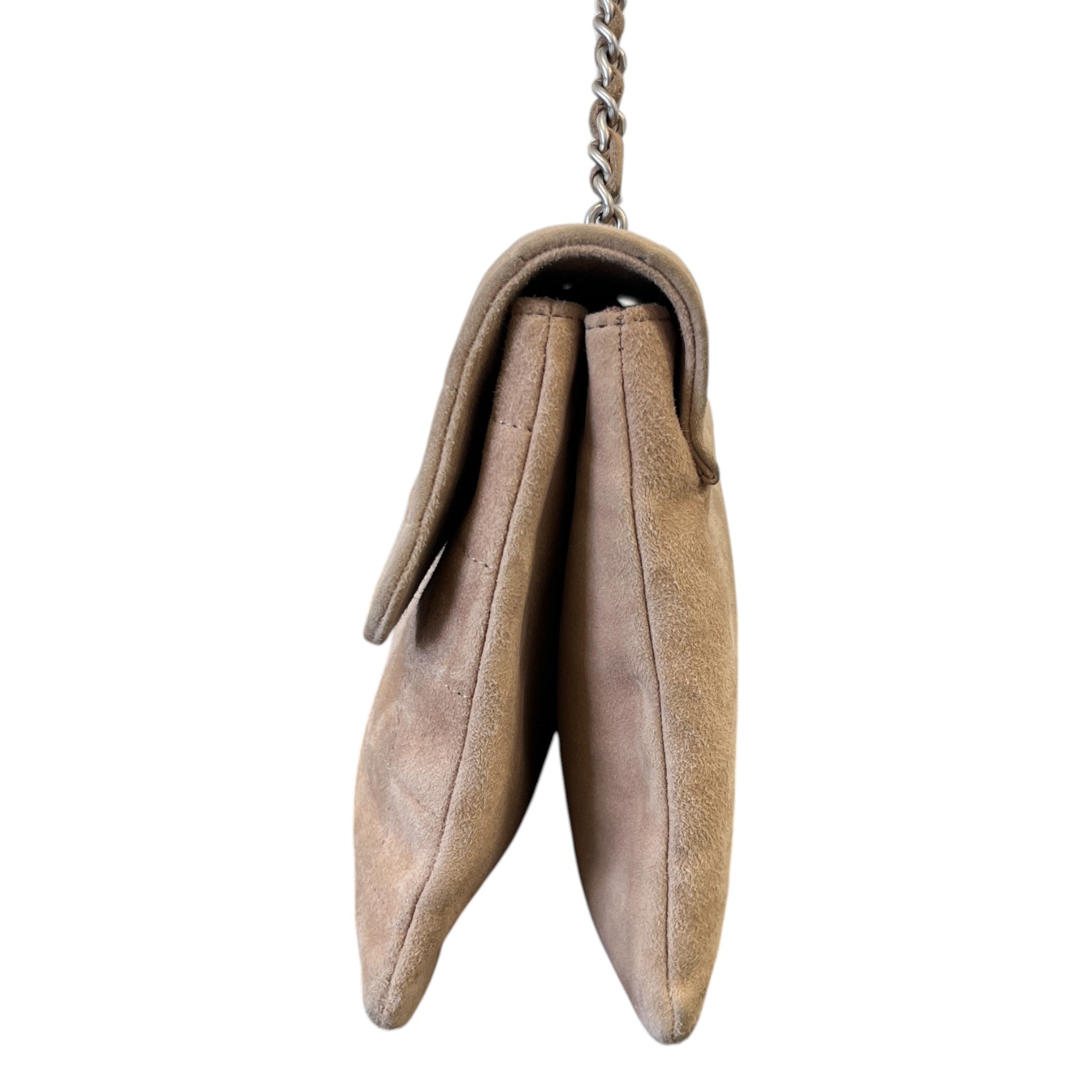 Women's Vintage Suede 2.55 Reissue Flap Handbag Beige