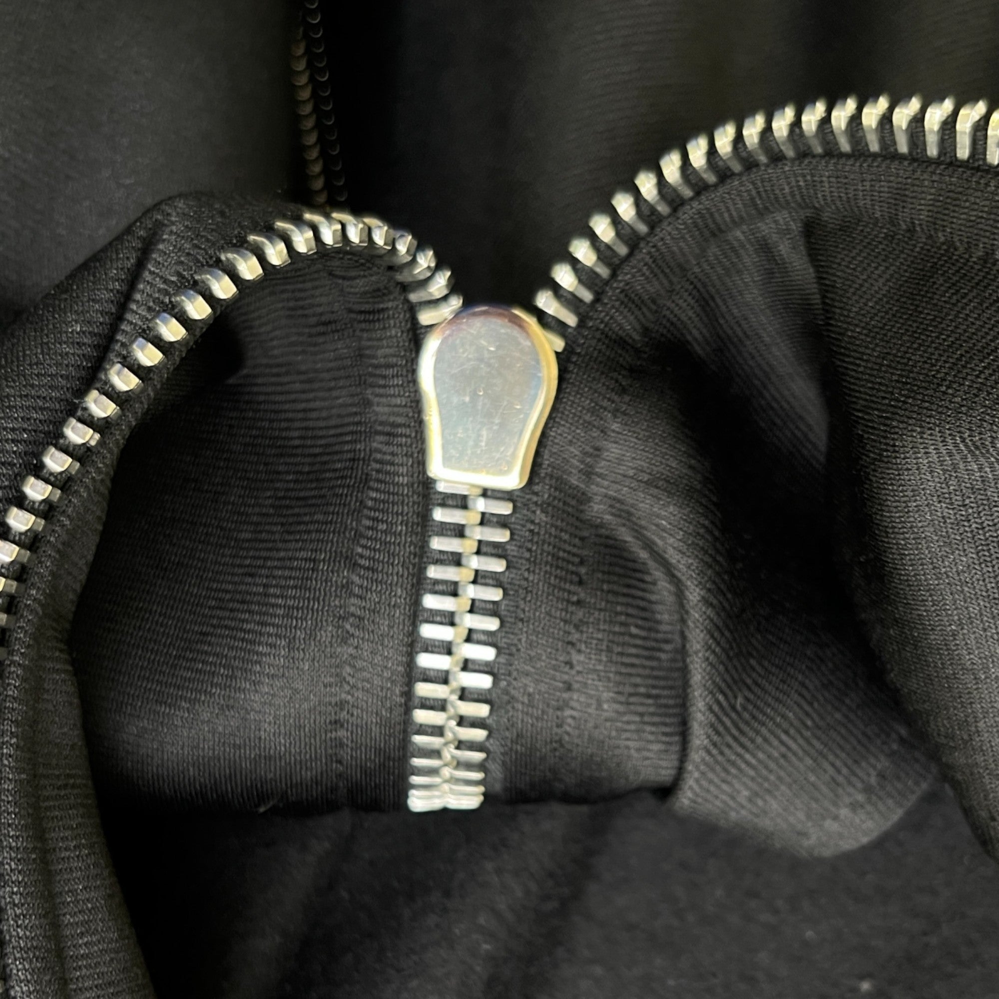 Men's Tape Logo Track Jacket Black Size M