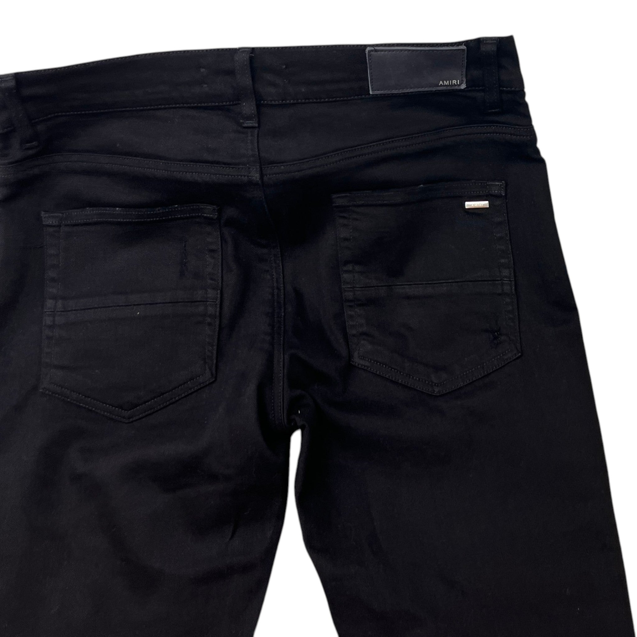 Men's Mx1 Distressed Skinny Jeans Black Size Waist 32"