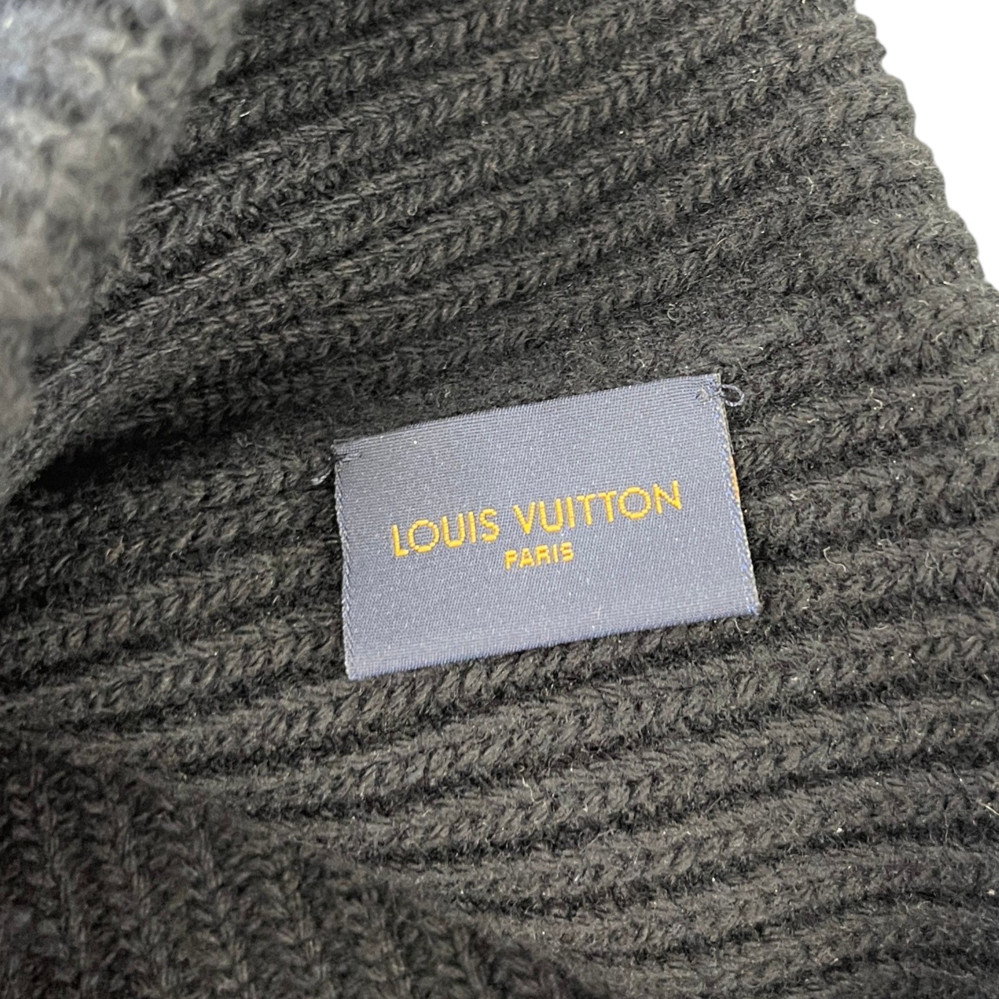 Women's Lv Initials Hat Black