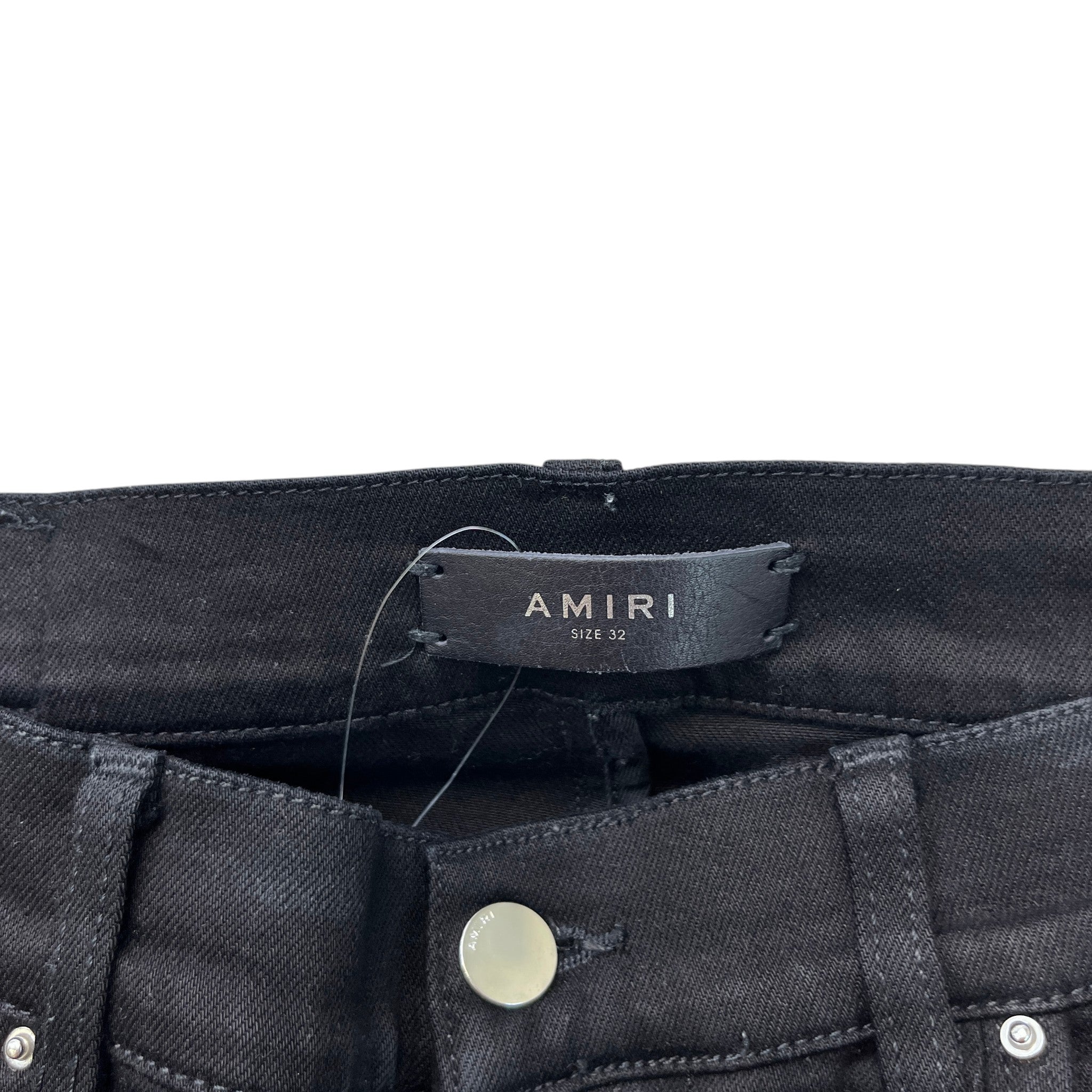 Men's Mx1 Distressed Skinny Jeans Black Size Waist 32"