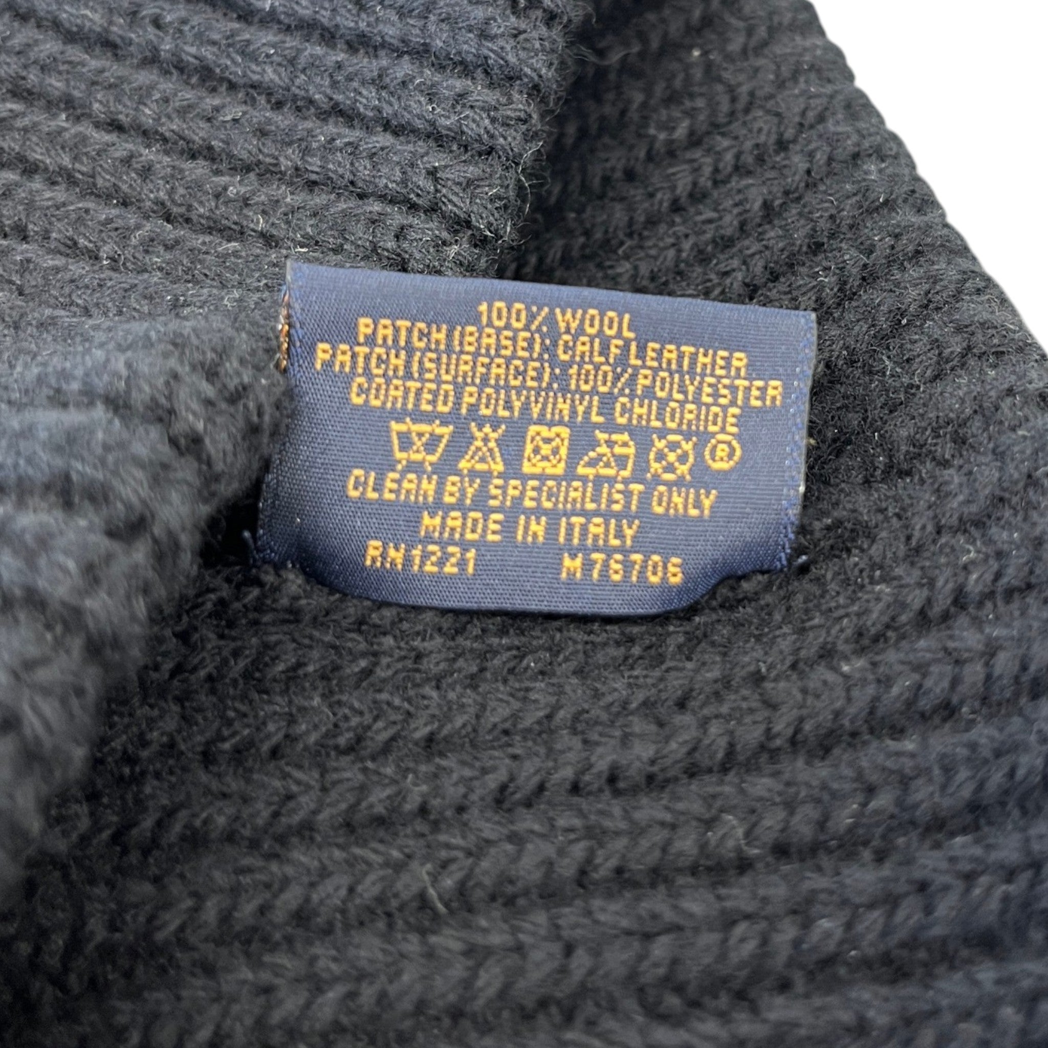 Women's Lv Initials Hat Black
