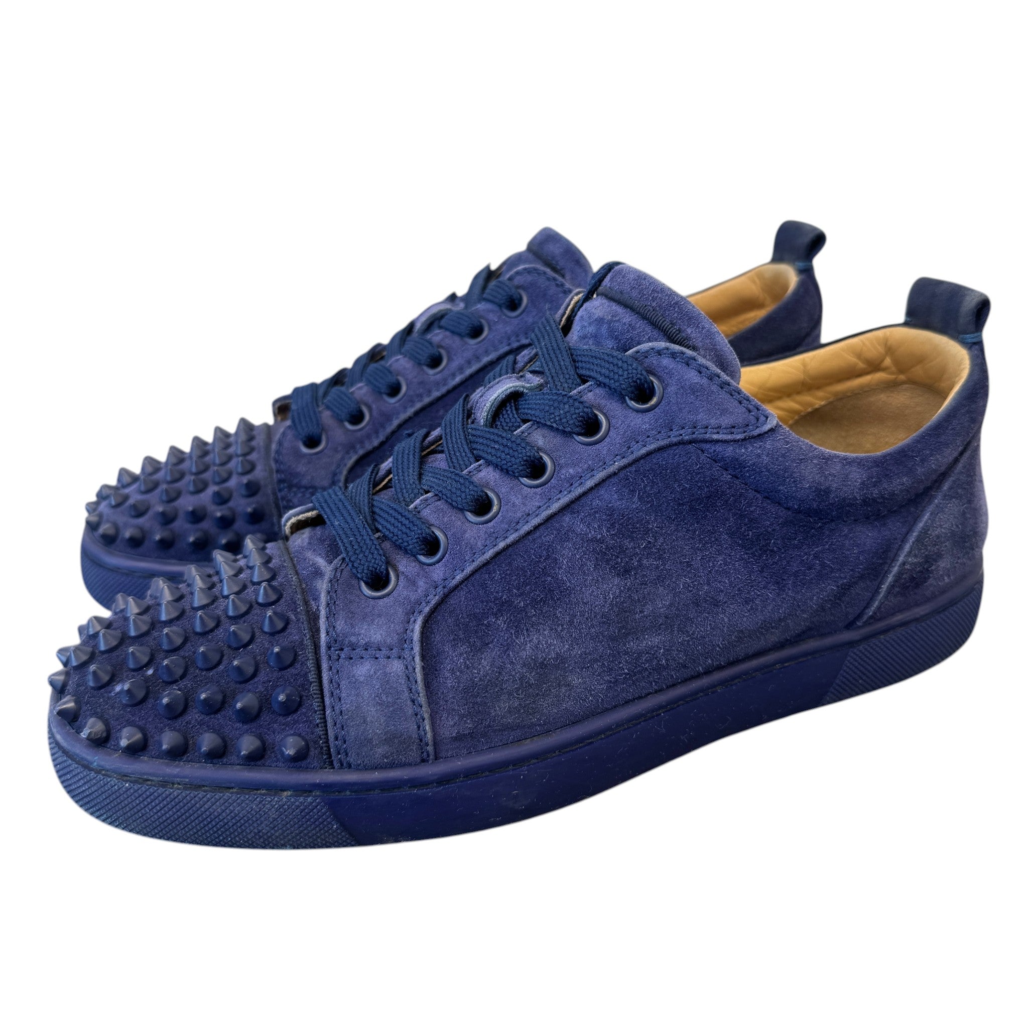 Men's Louis Junior Flat Low Trainers Blue Size EU 40 / UK 6