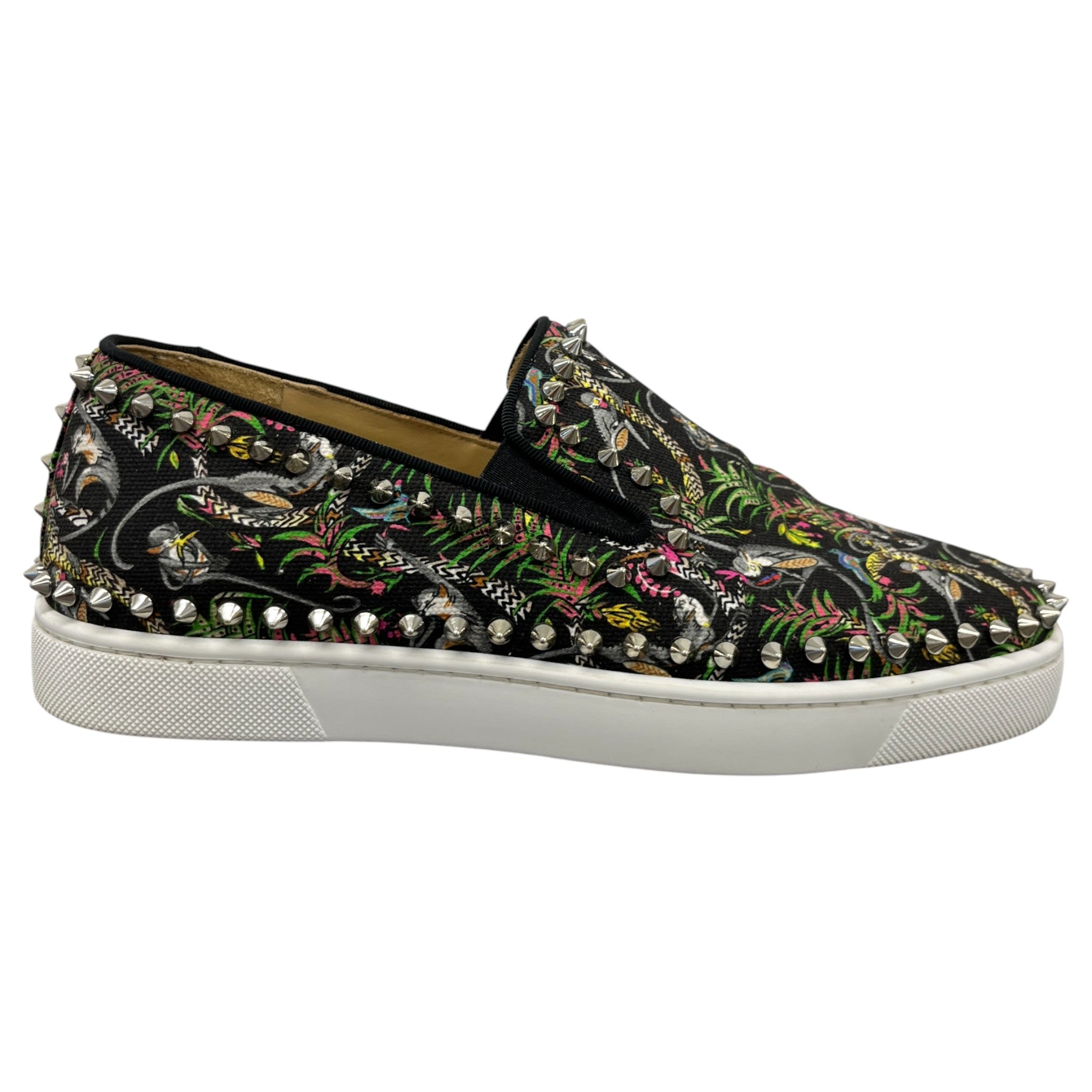 Men's Boat Flat Jungle Loafers Black Size EU 40 / UK 6