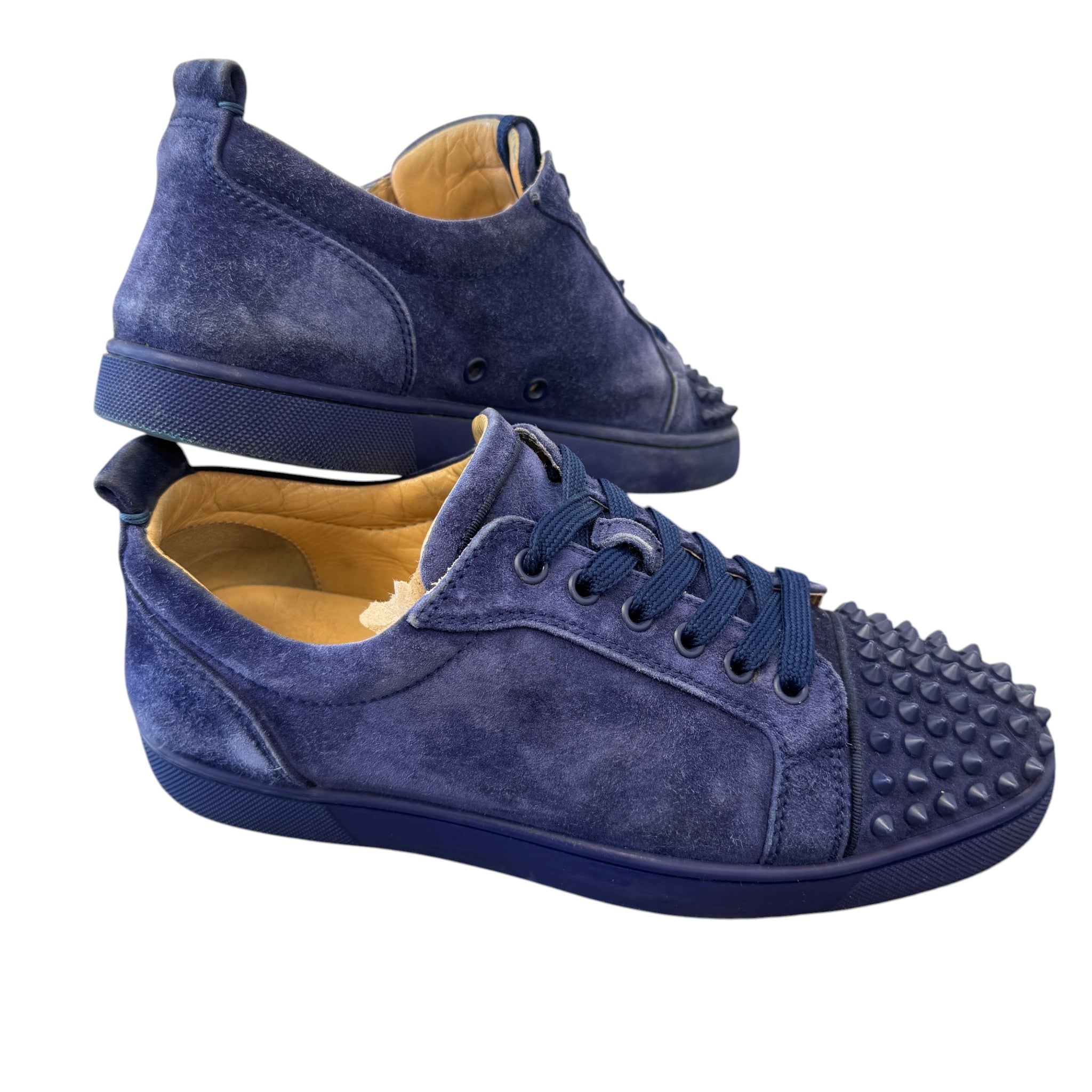 Men's Louis Junior Flat Low Trainers Blue Size EU 40 / UK 6