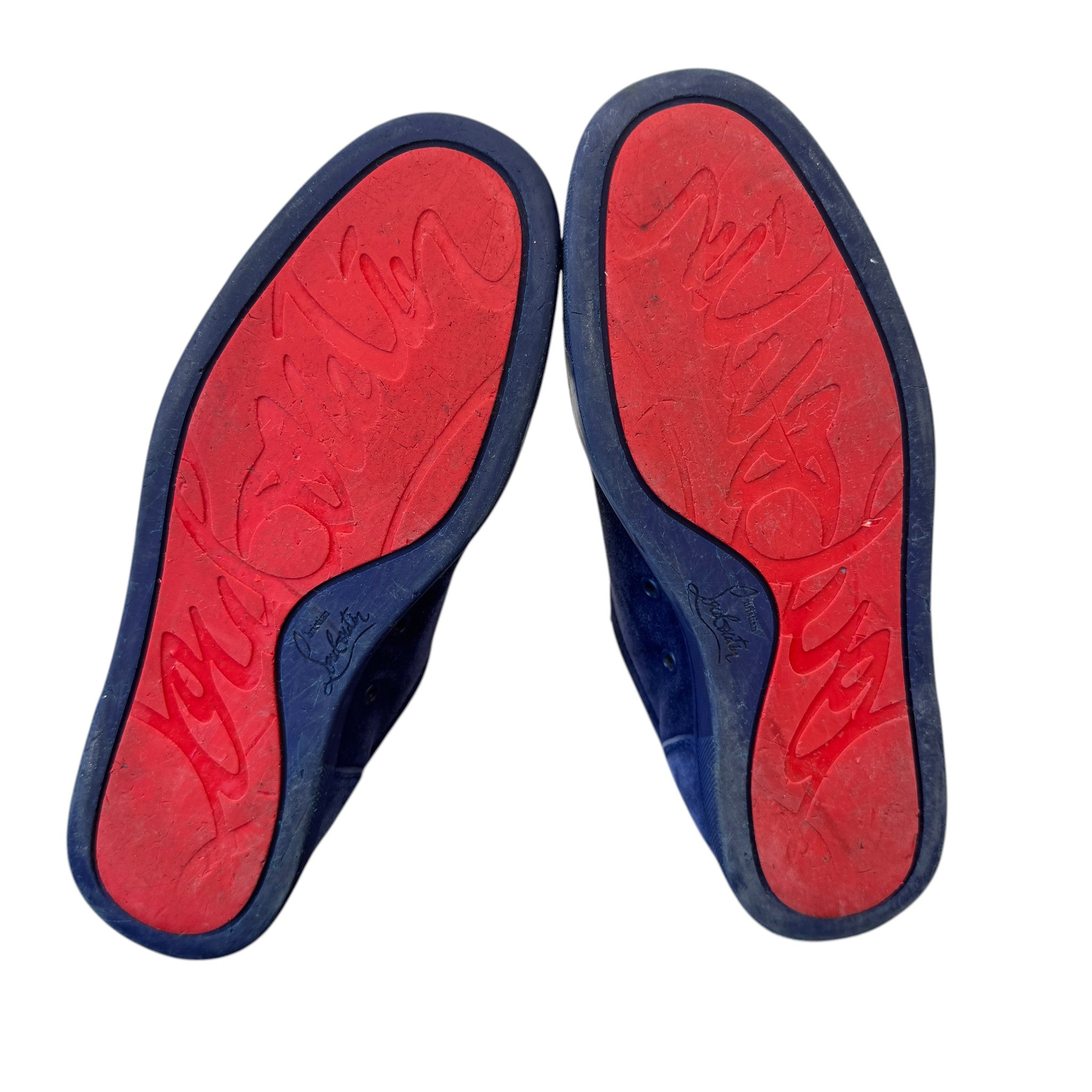 Men's Louis Junior Flat Low Trainers Blue Size EU 40 / UK 6