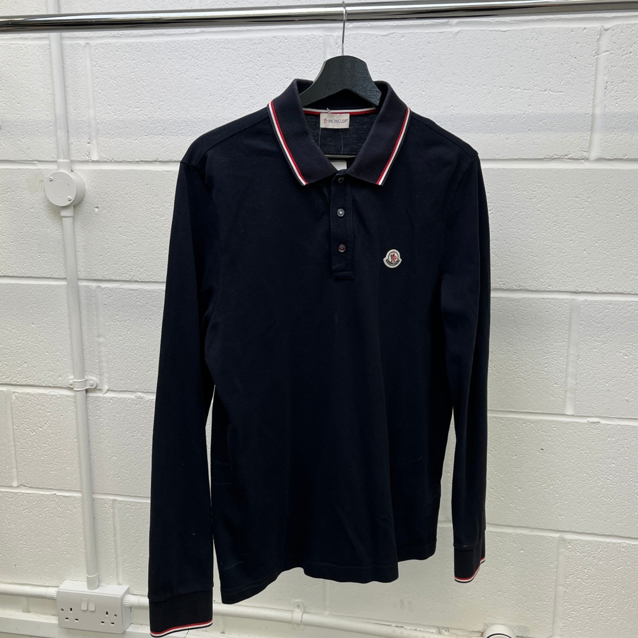 Men's Maglia Polo Shirt Black Size L
