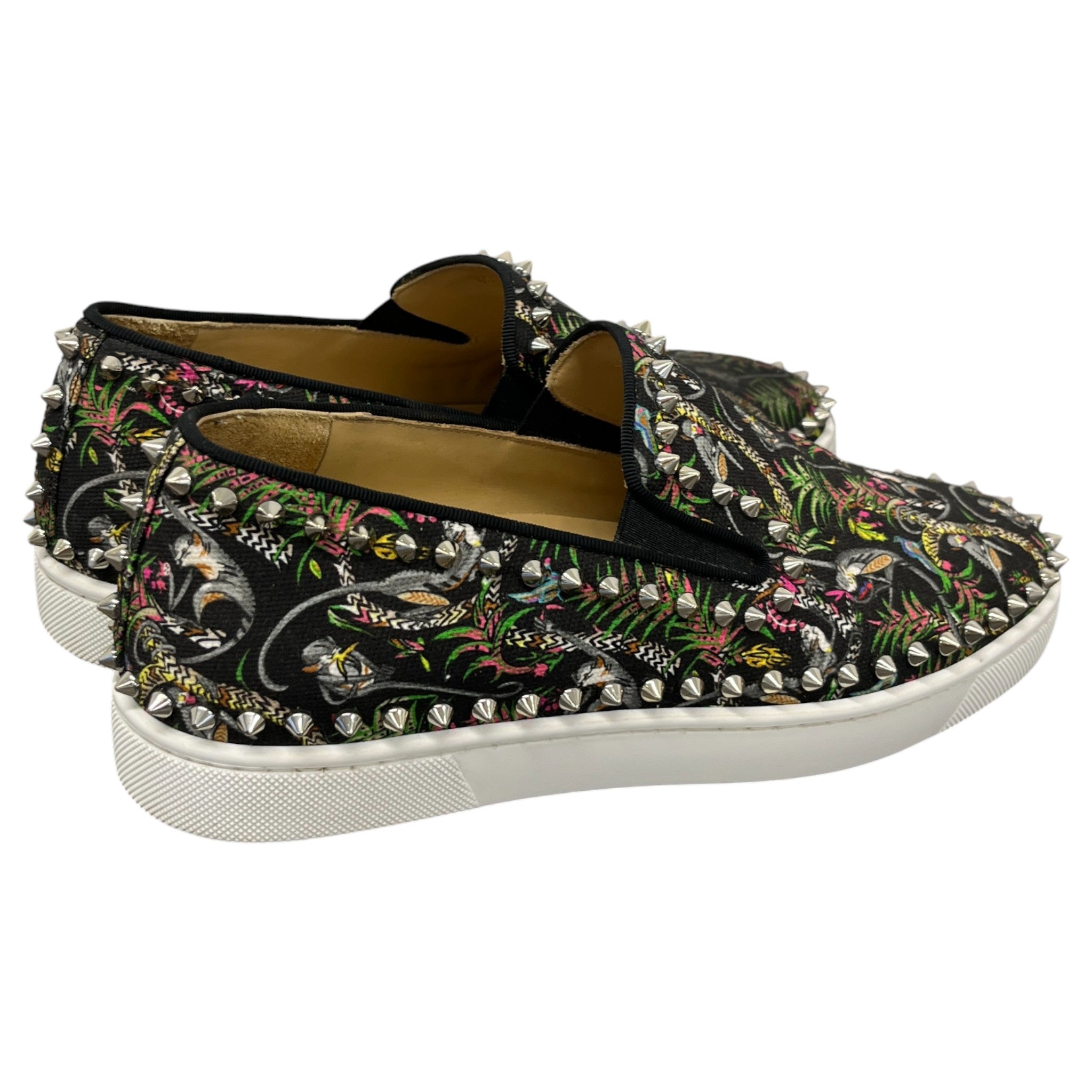 Men's Boat Flat Jungle Loafers Black Size EU 40 / UK 6