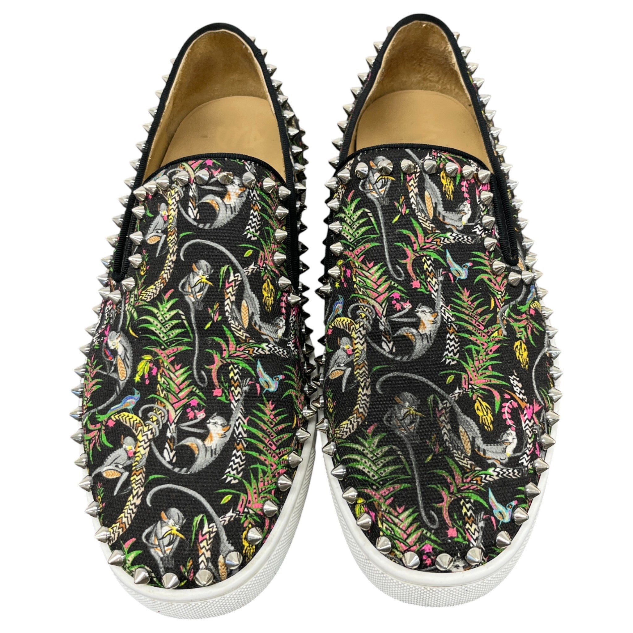 Men's Boat Flat Jungle Loafers Black Size EU 40 / UK 6