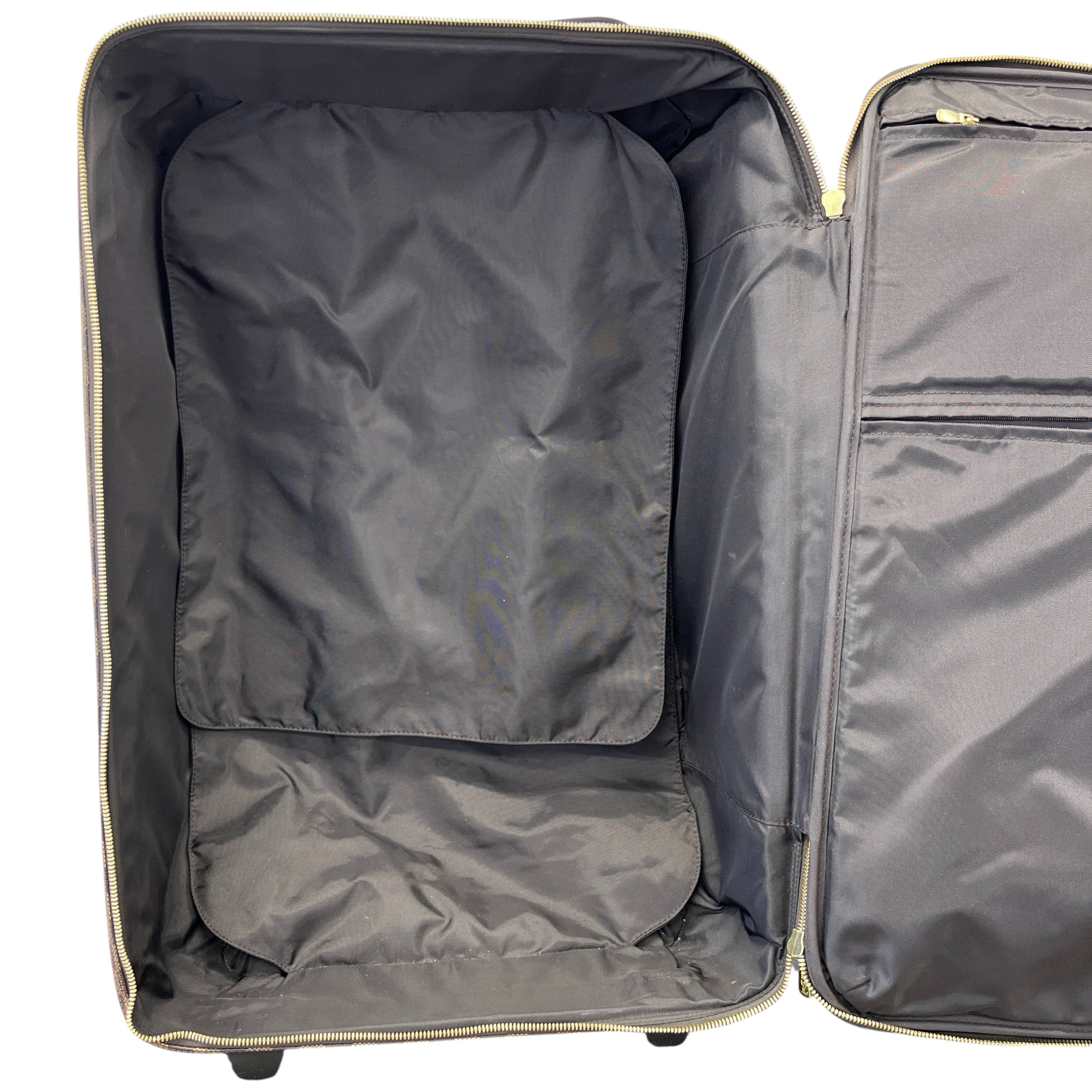 Men's Damier Ebene Pegase 65 Suitcase Brown