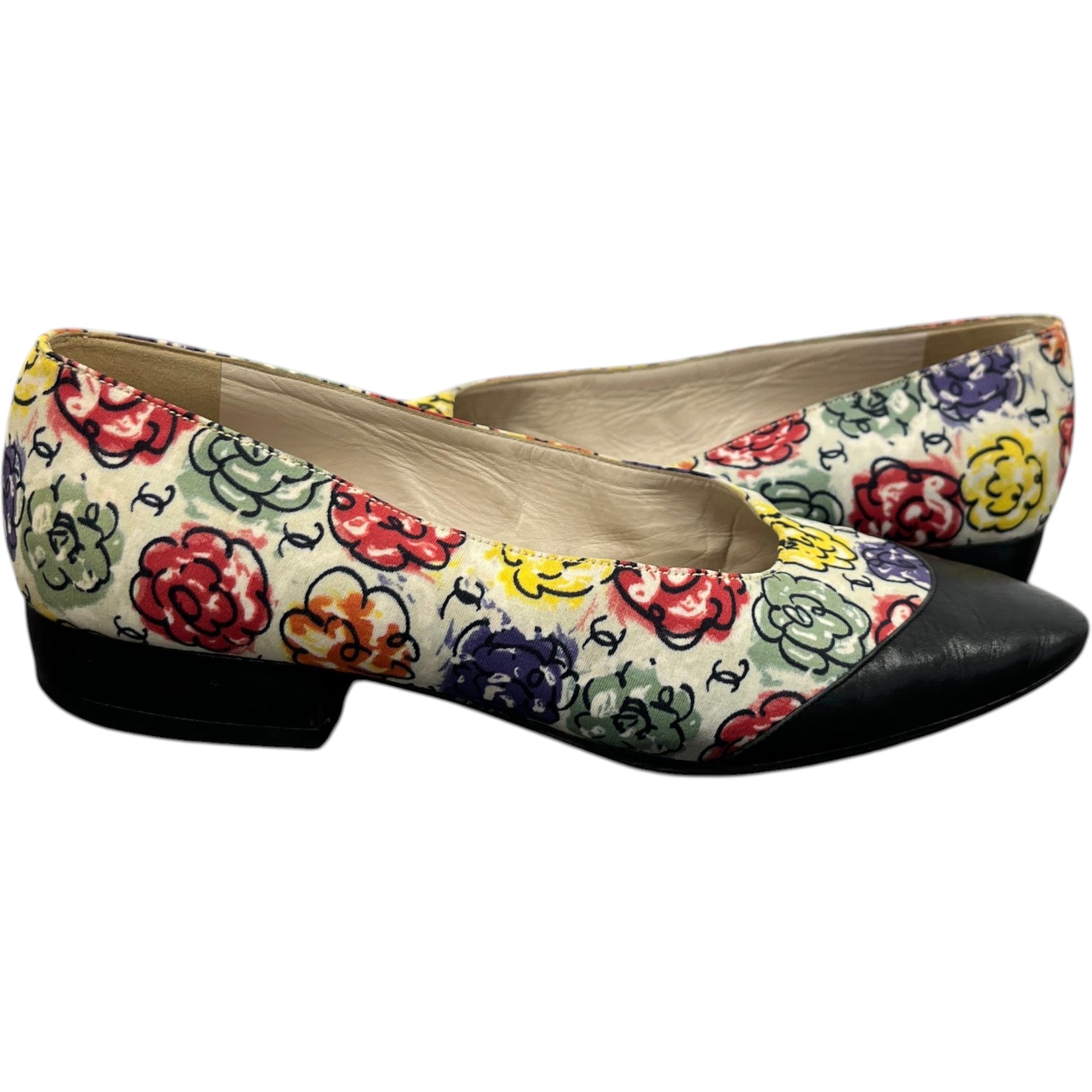 Women's Cap Toe Mules Multi-Coloured Size EU 36.5 / UK 3.5