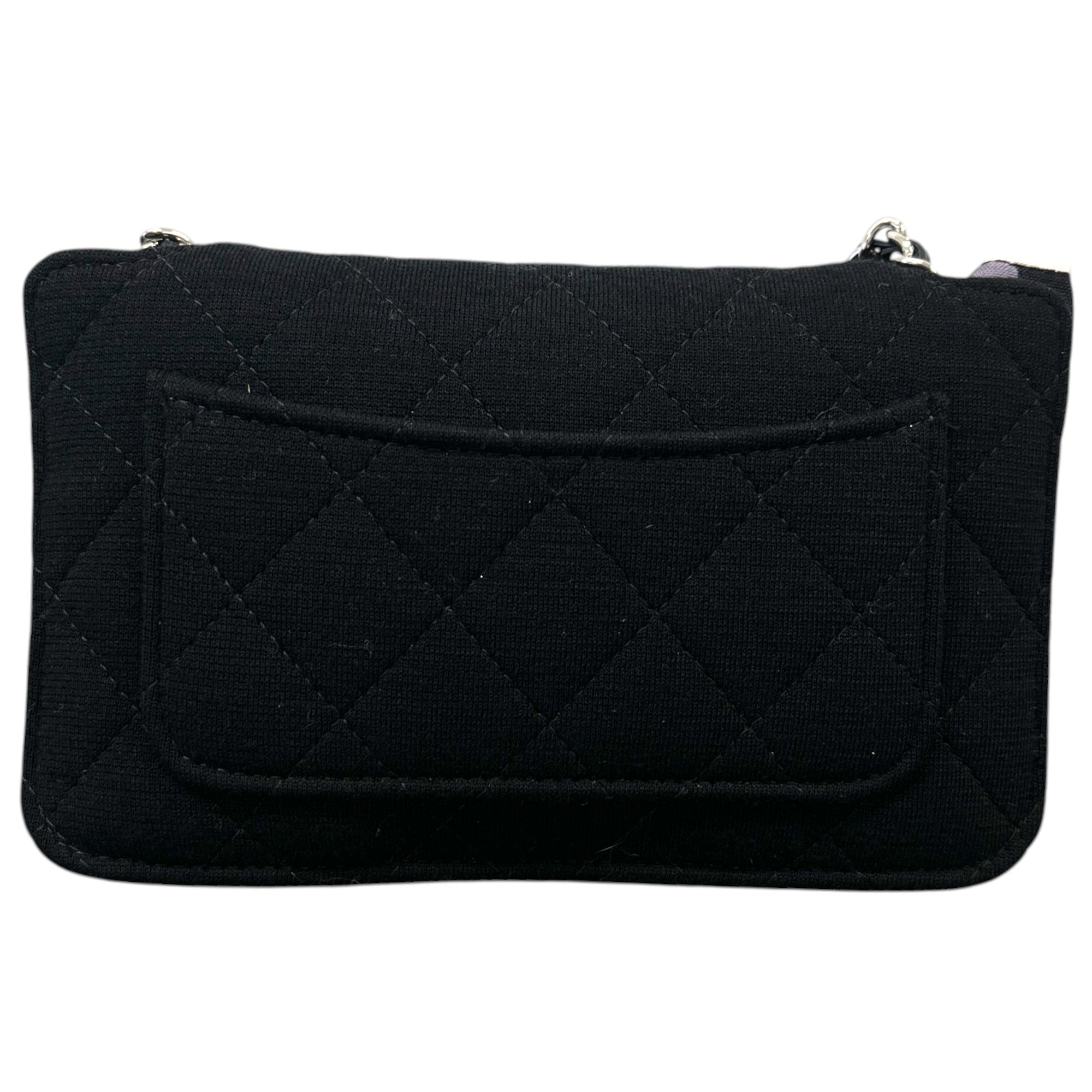 Women's 2 In 1 Foldable Flap Bag Black