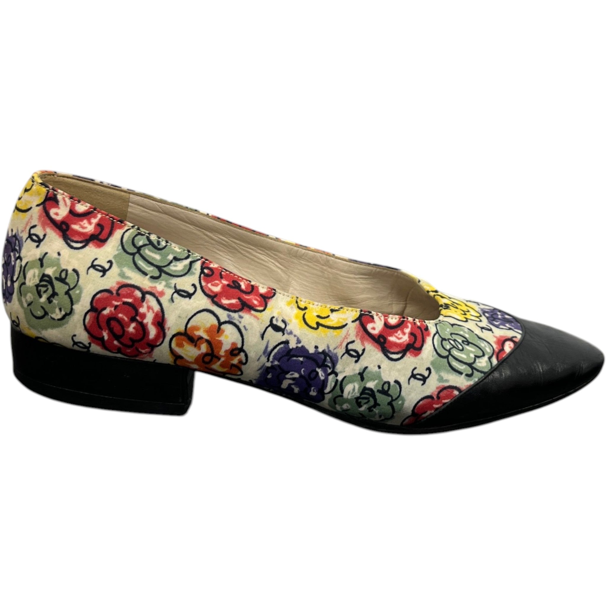 Women's Cap Toe Mules Multi-Coloured Size EU 36.5 / UK 3.5