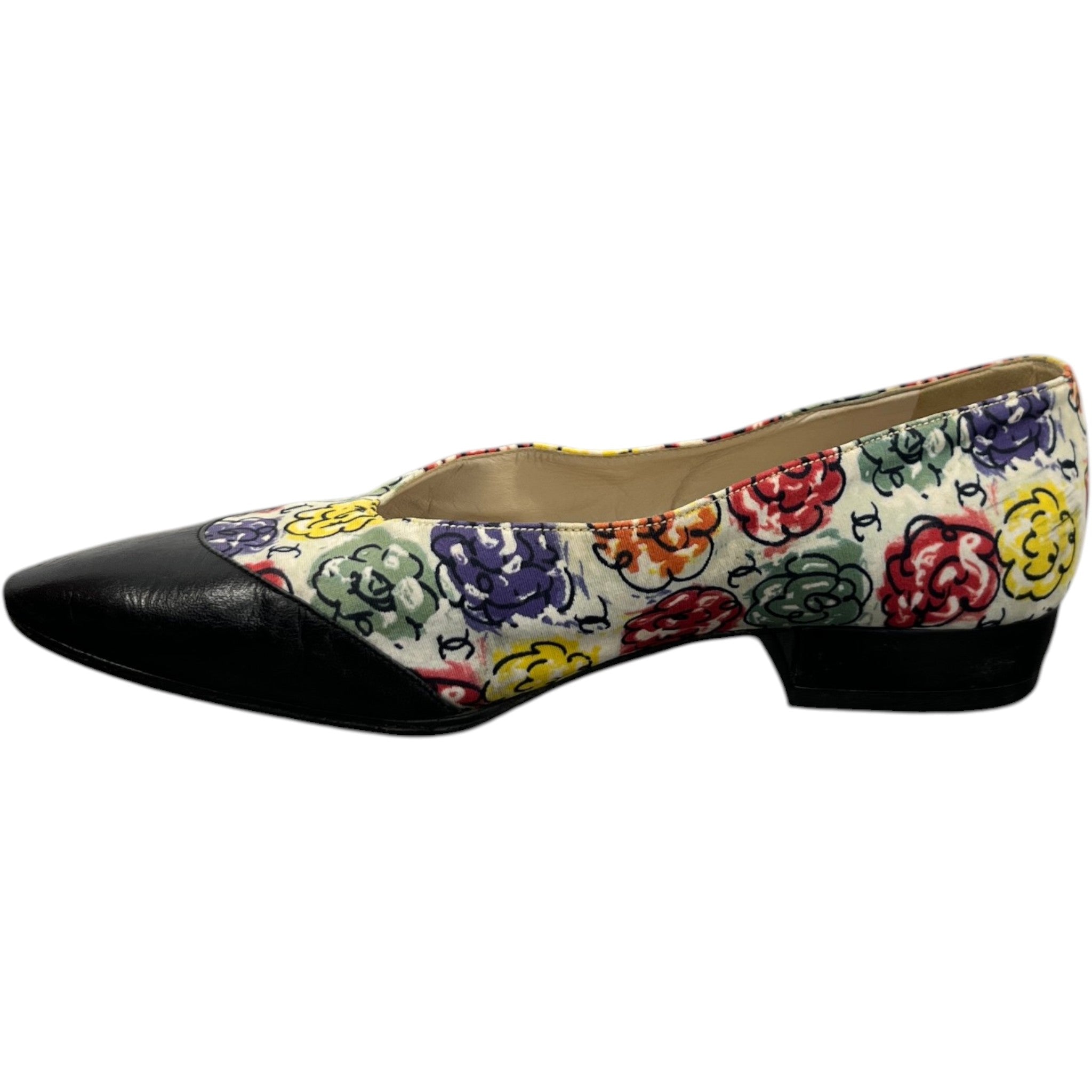 Women's Cap Toe Mules Multi-Coloured Size EU 36.5 / UK 3.5