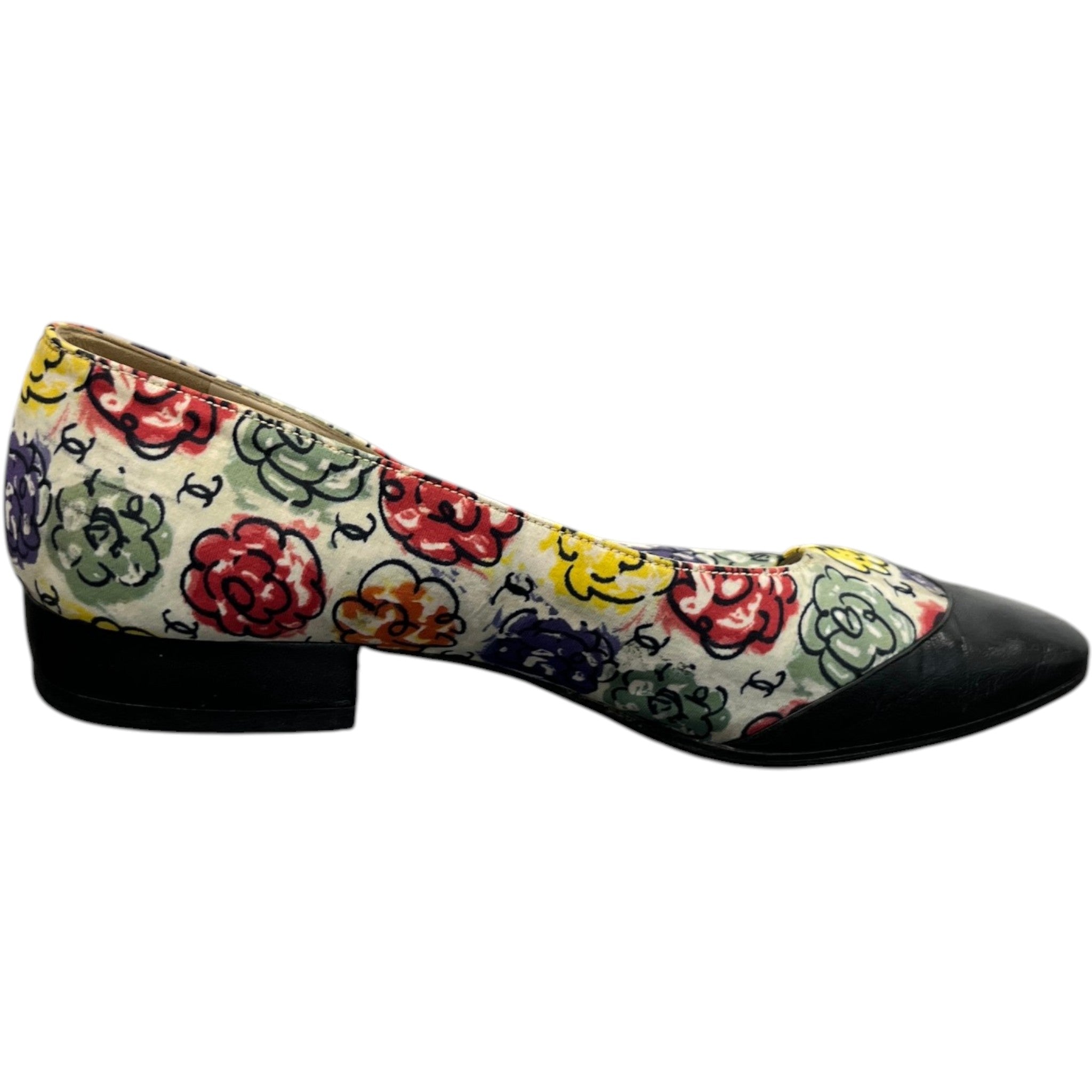Women's Cap Toe Mules Multi-Coloured Size EU 36.5 / UK 3.5