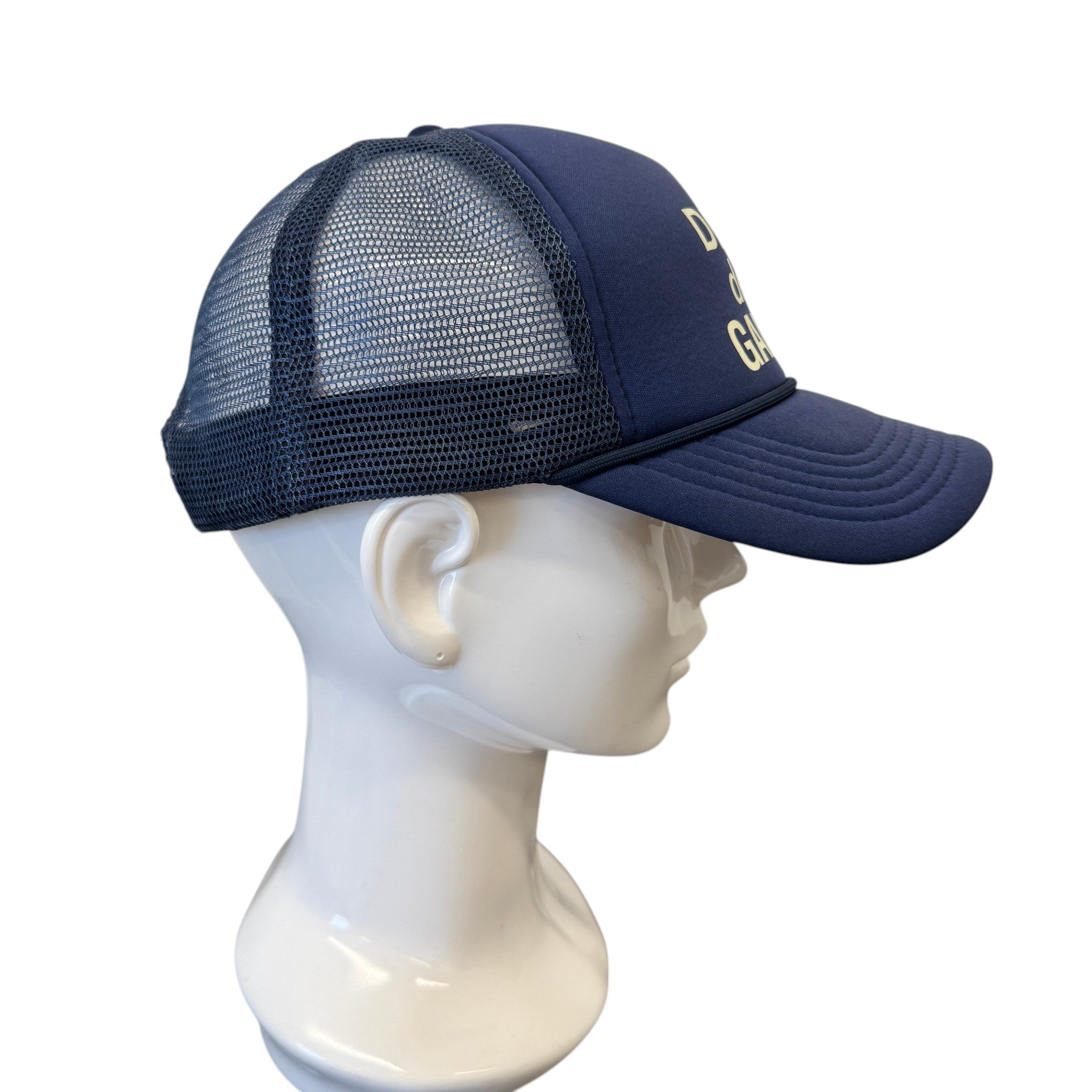 Men's Logo Print Baseball Hat Navy