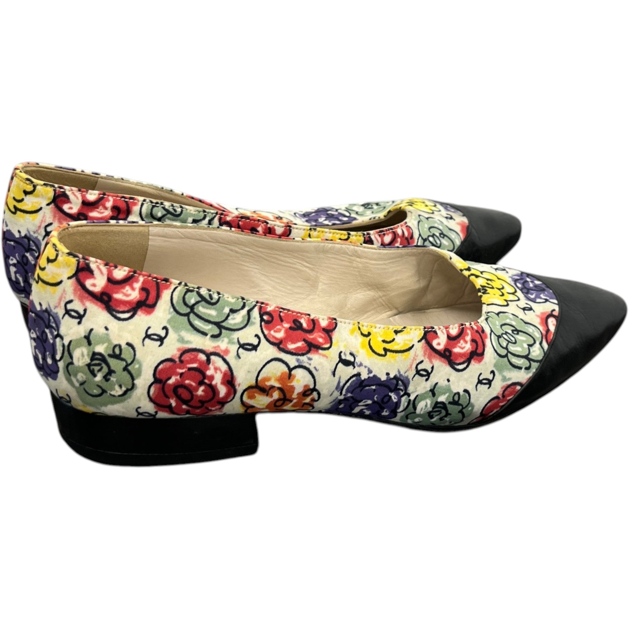 Women's Cap Toe Mules Multi-Coloured Size EU 36.5 / UK 3.5