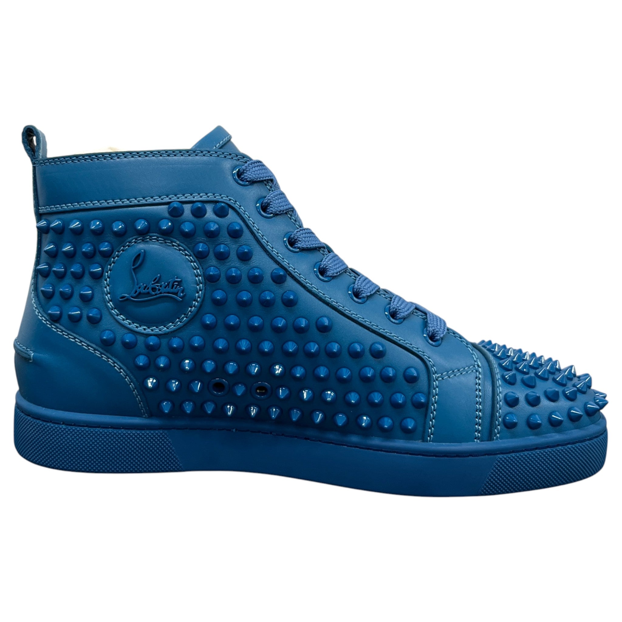 Men's Louis Flat Spike High Trainers Blue Size EU 40 / UK 6