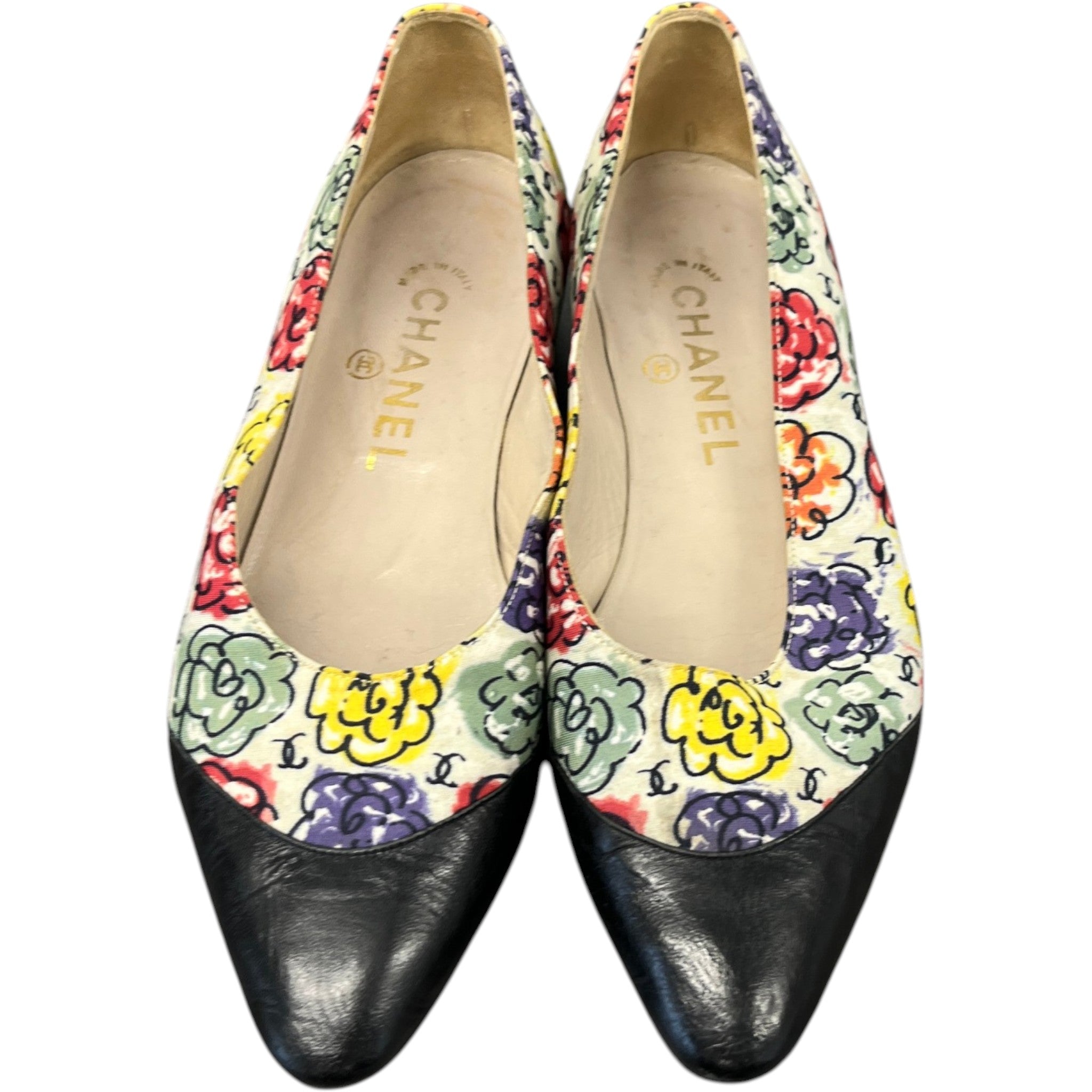 Women's Cap Toe Mules Multi-Coloured Size EU 36.5 / UK 3.5