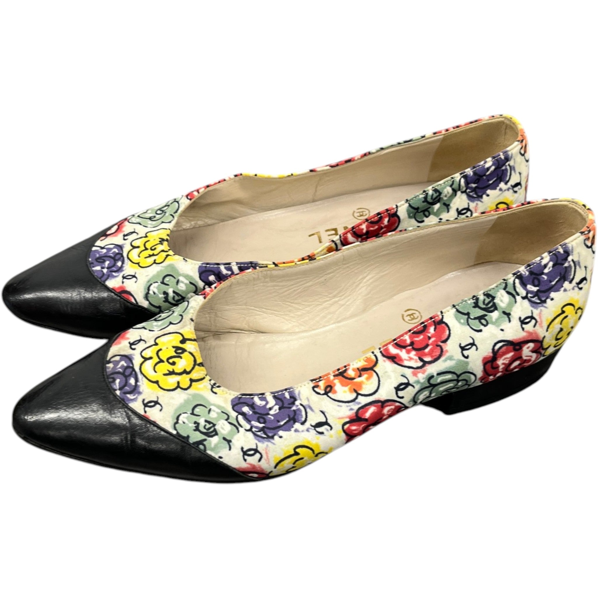 Women's Cap Toe Mules Multi-Coloured Size EU 36.5 / UK 3.5