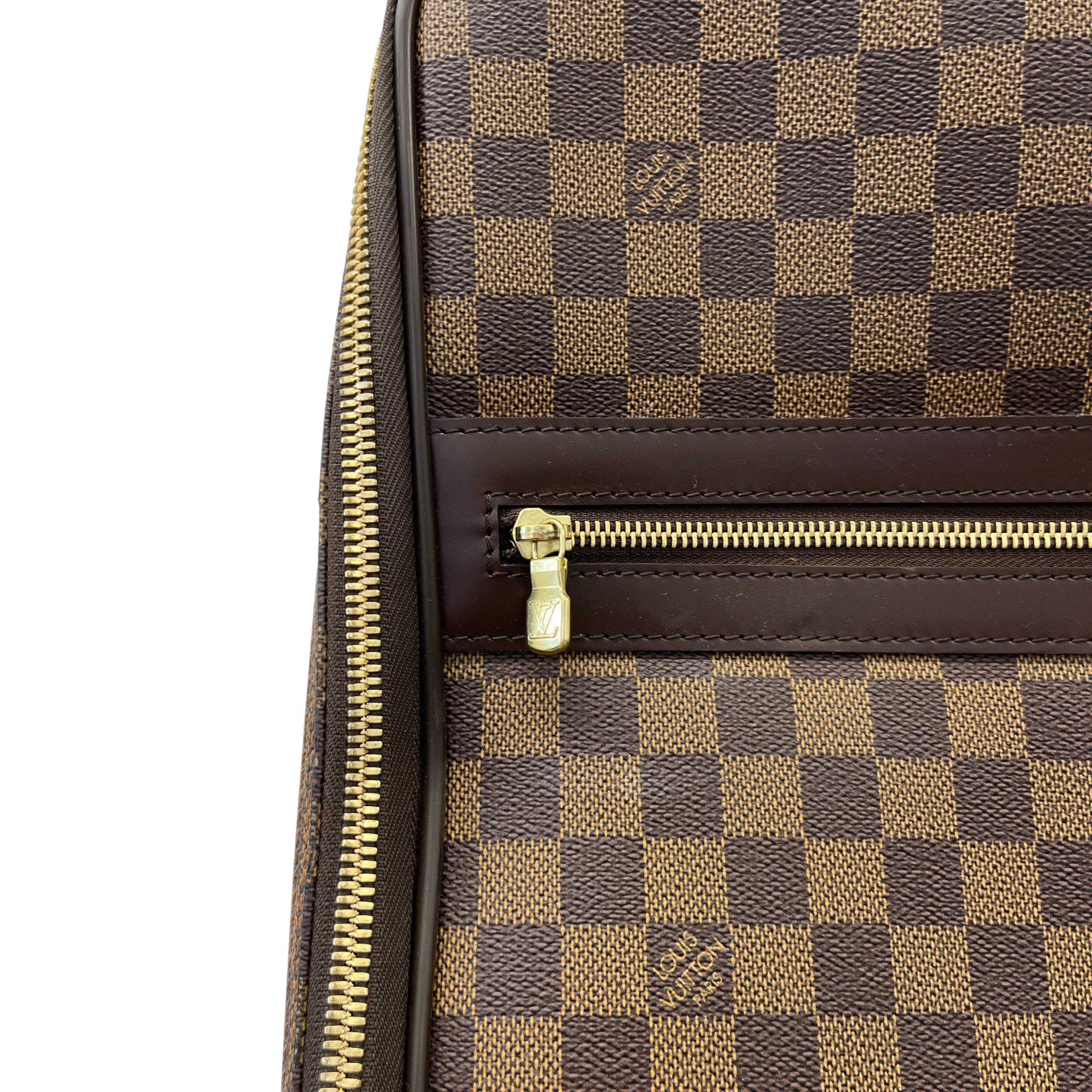 Men's Damier Ebene Pegase 65 Suitcase Brown