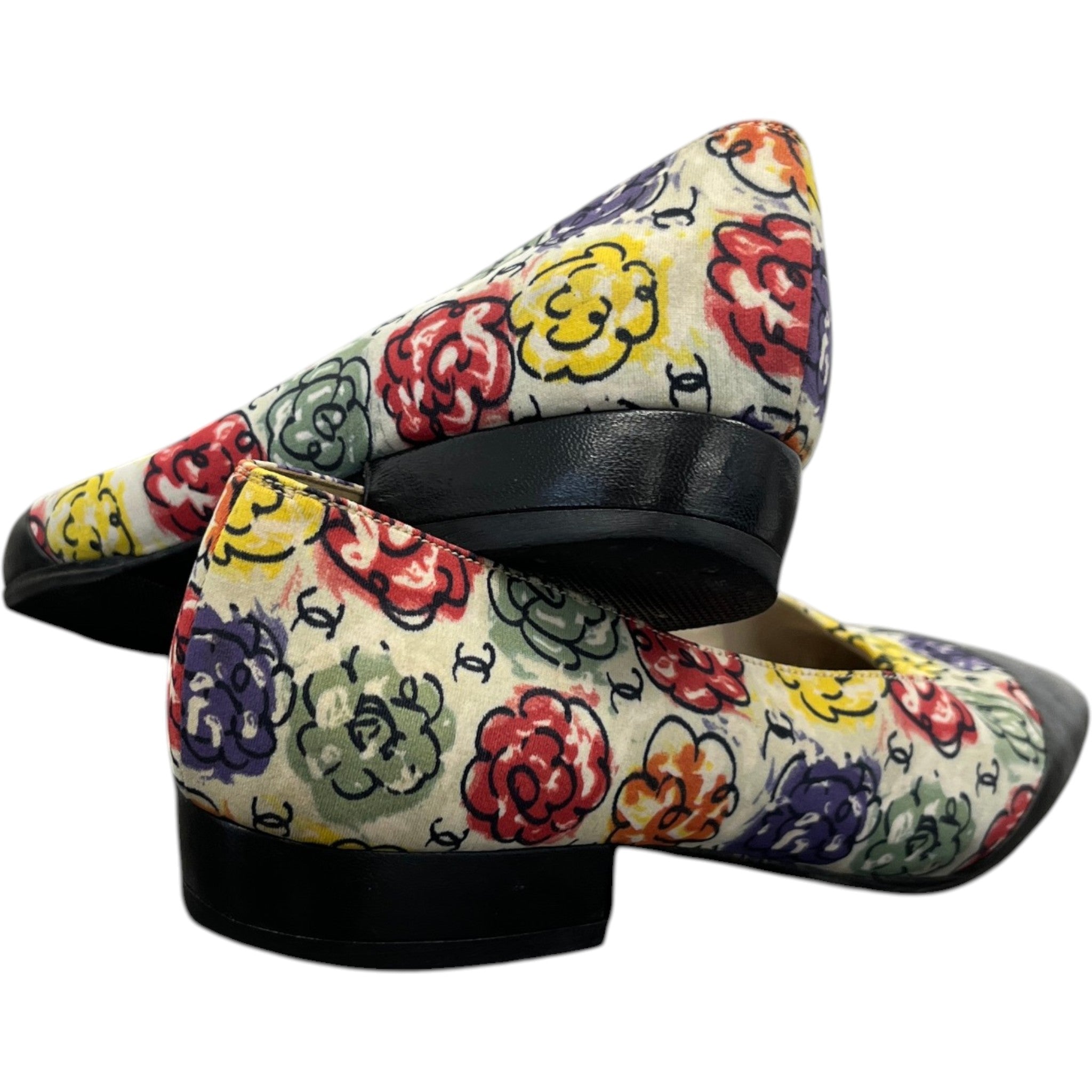 Women's Cap Toe Mules Multi-Coloured Size EU 36.5 / UK 3.5