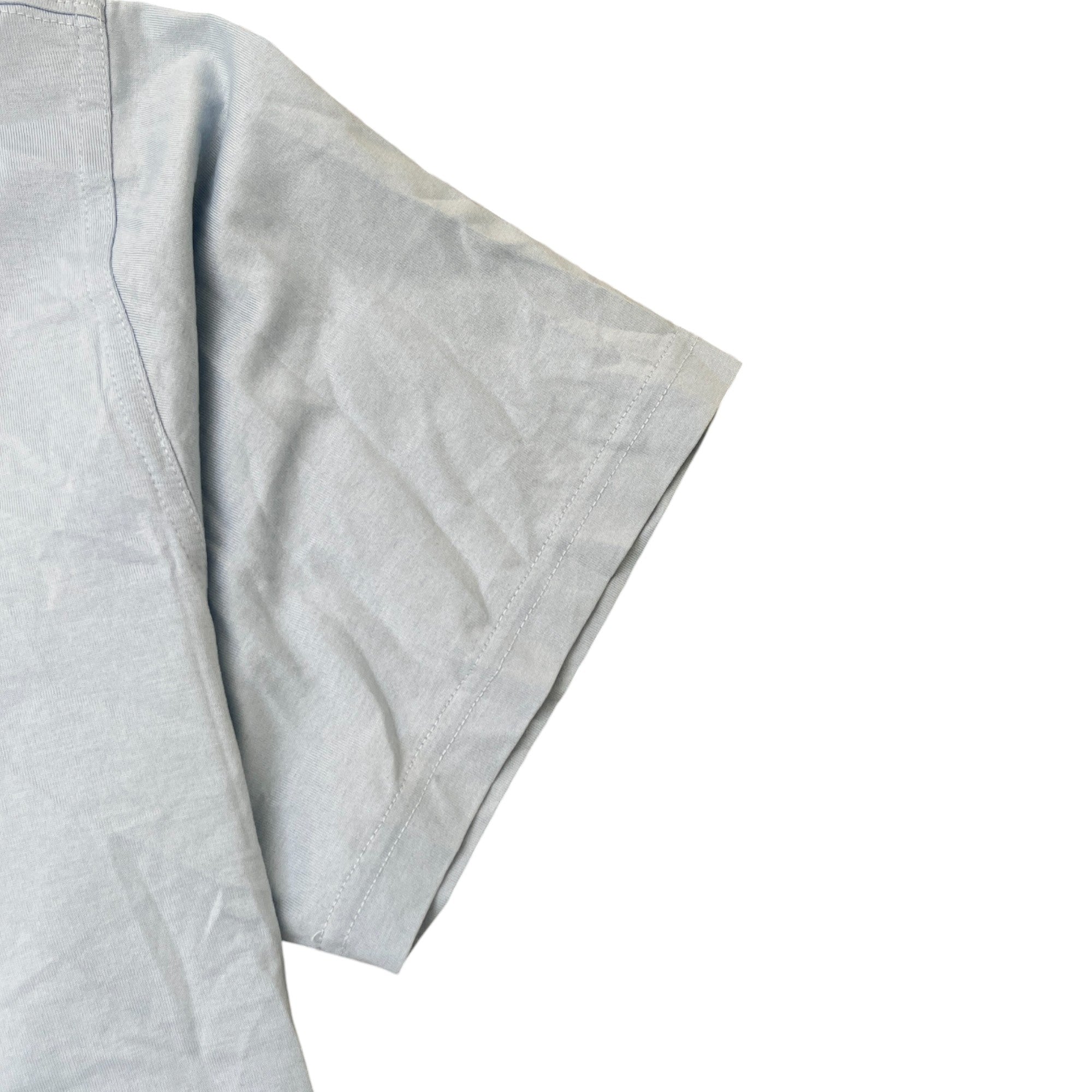 Men's Logo Print T-Shirt Blue Size M