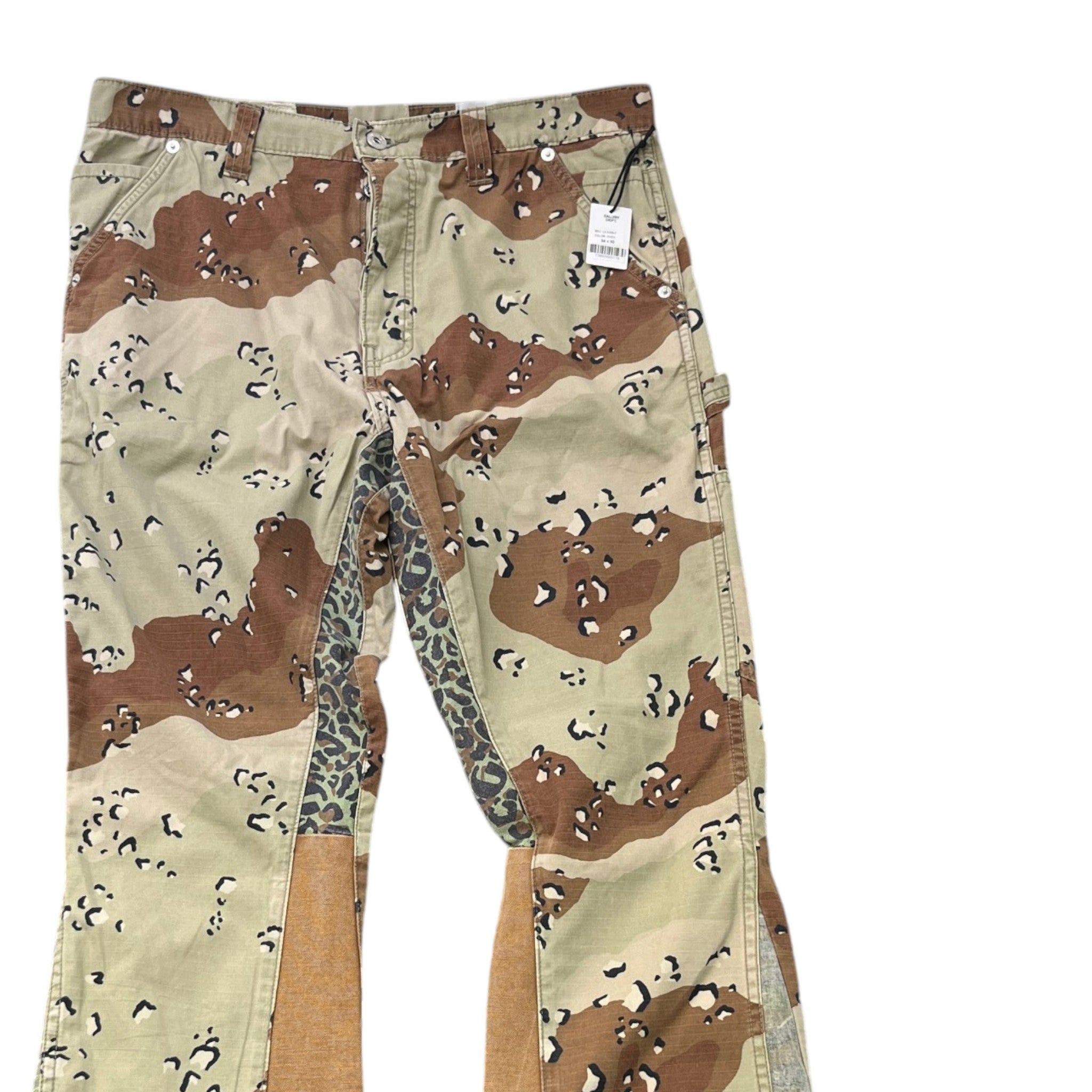 Men's La Flare Trousers Brown Size Waist 34"