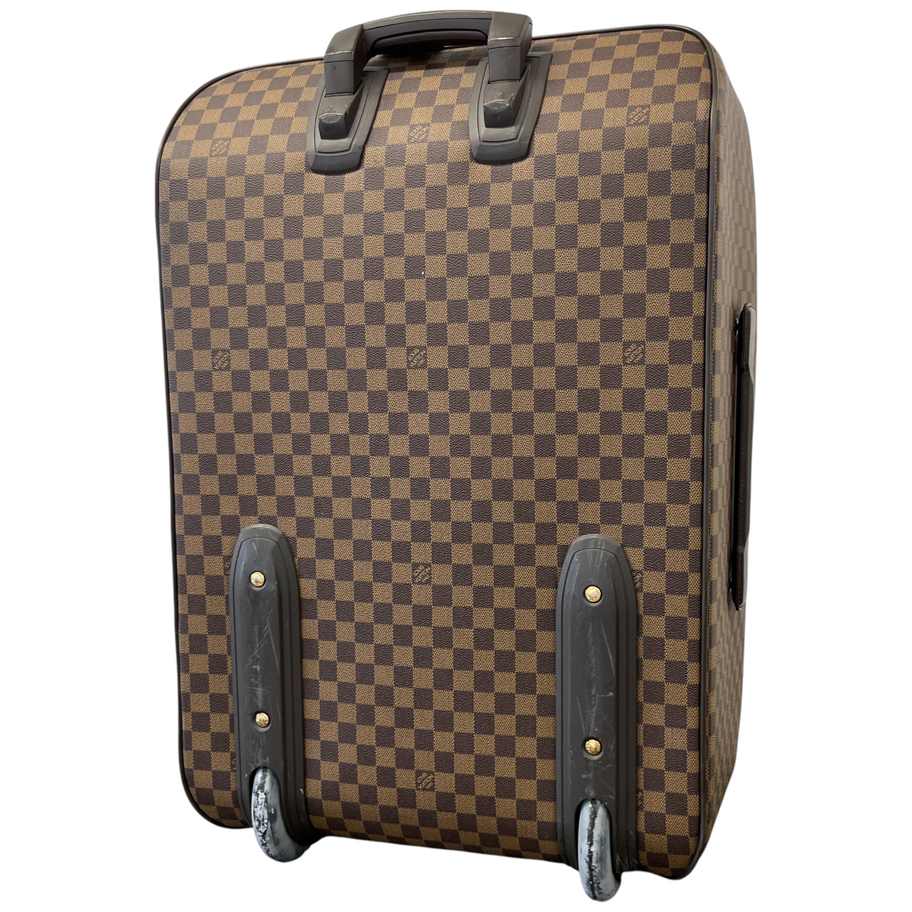 Men's Damier Ebene Pegase 65 Suitcase Brown