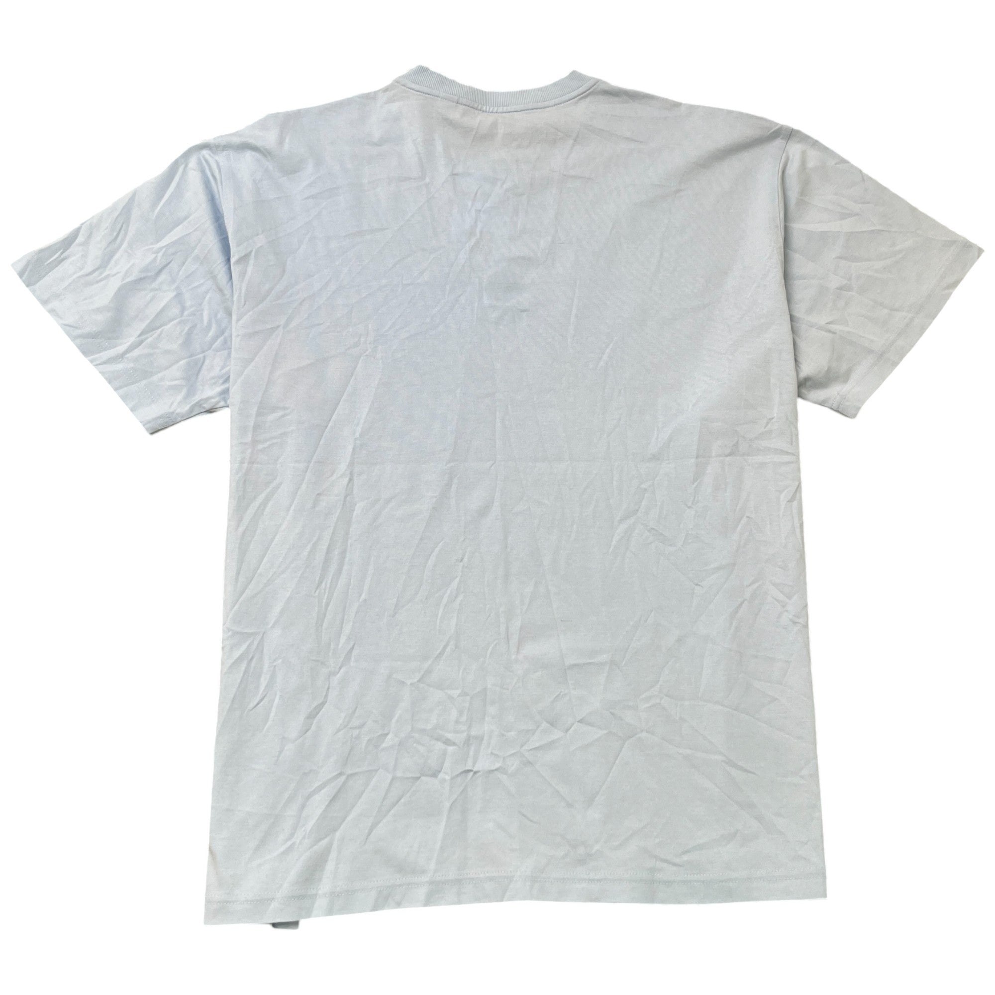 Men's Logo Print T-Shirt Blue Size M