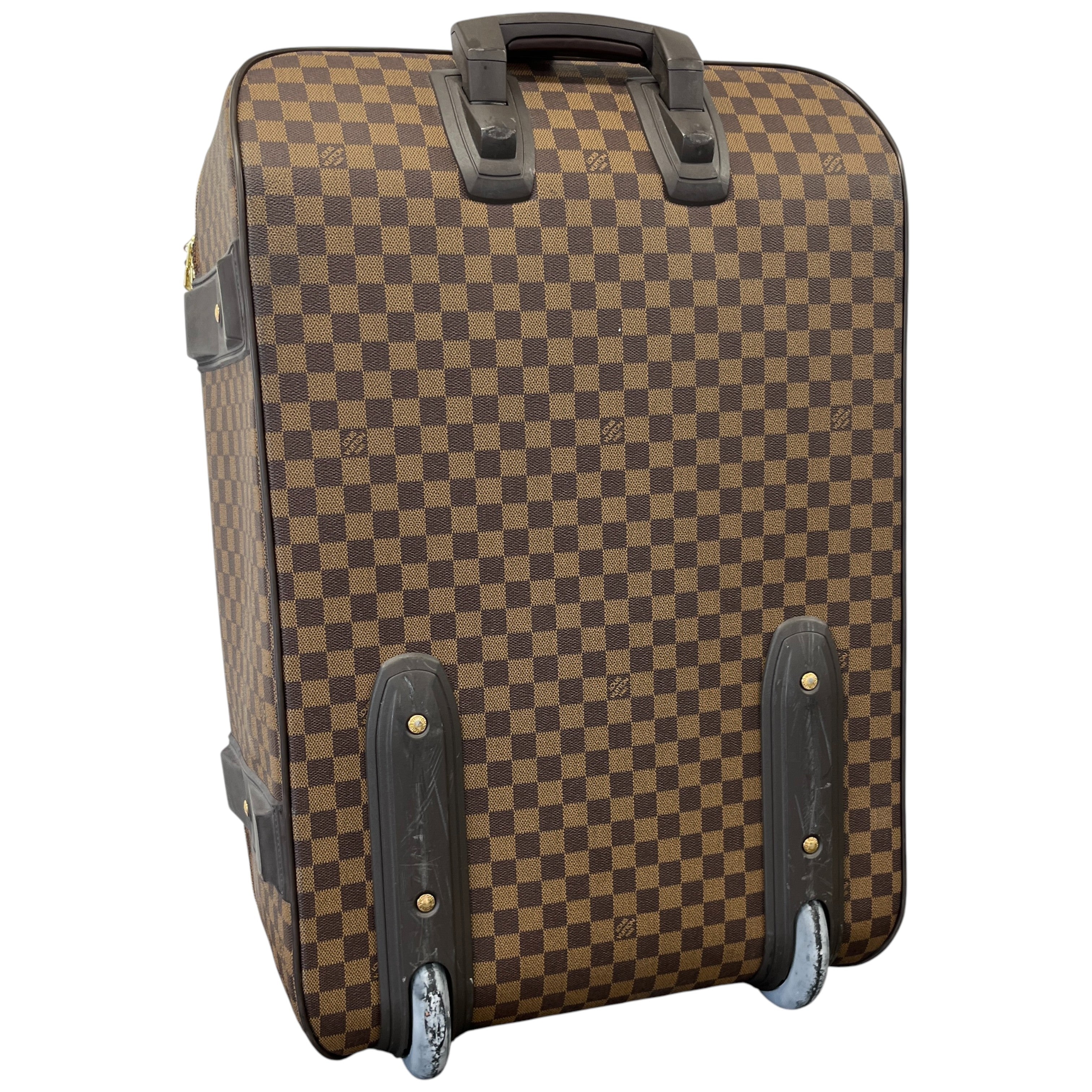Men's Damier Ebene Pegase 65 Suitcase Brown