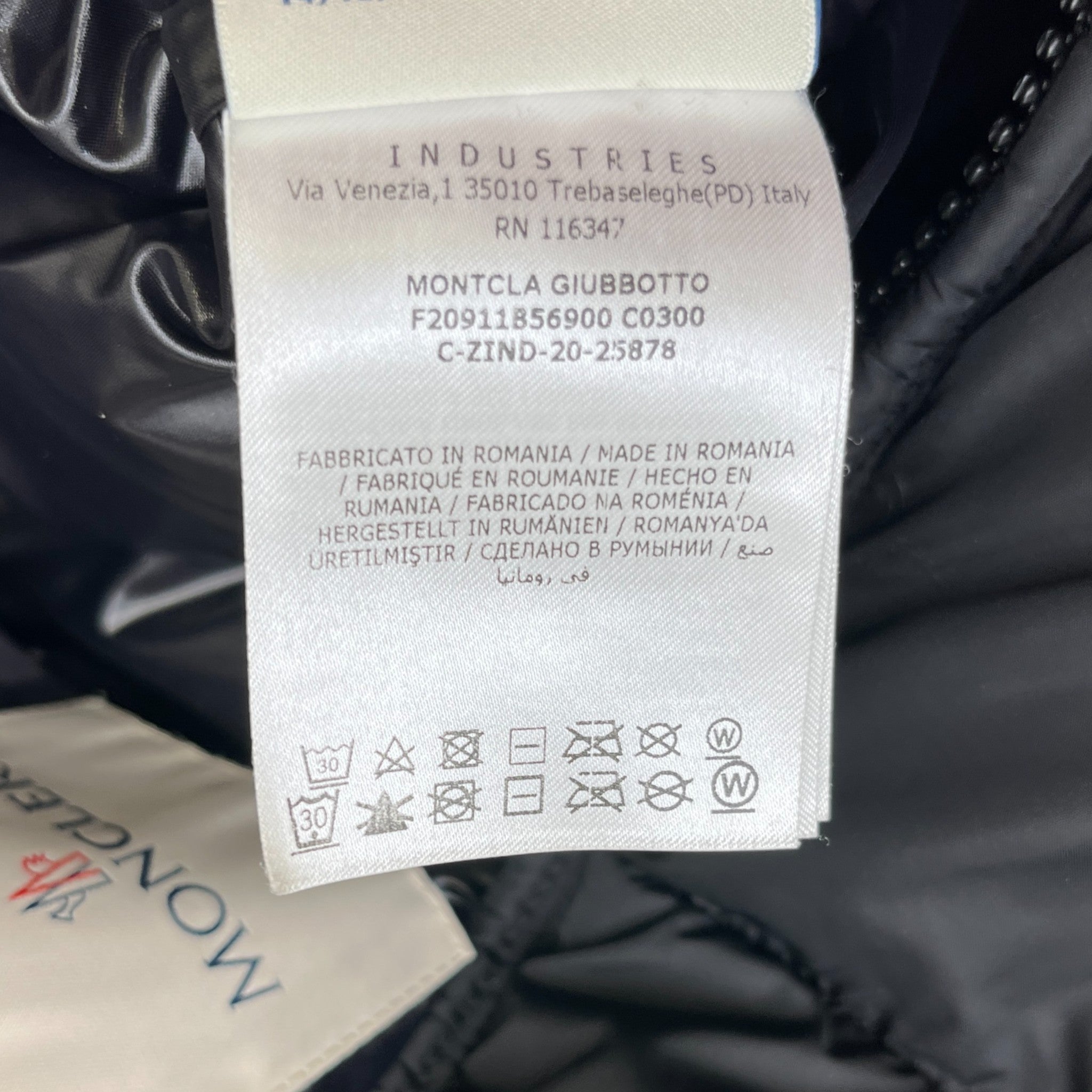 Men's Montcla Down Jacket Black Size 3 / L