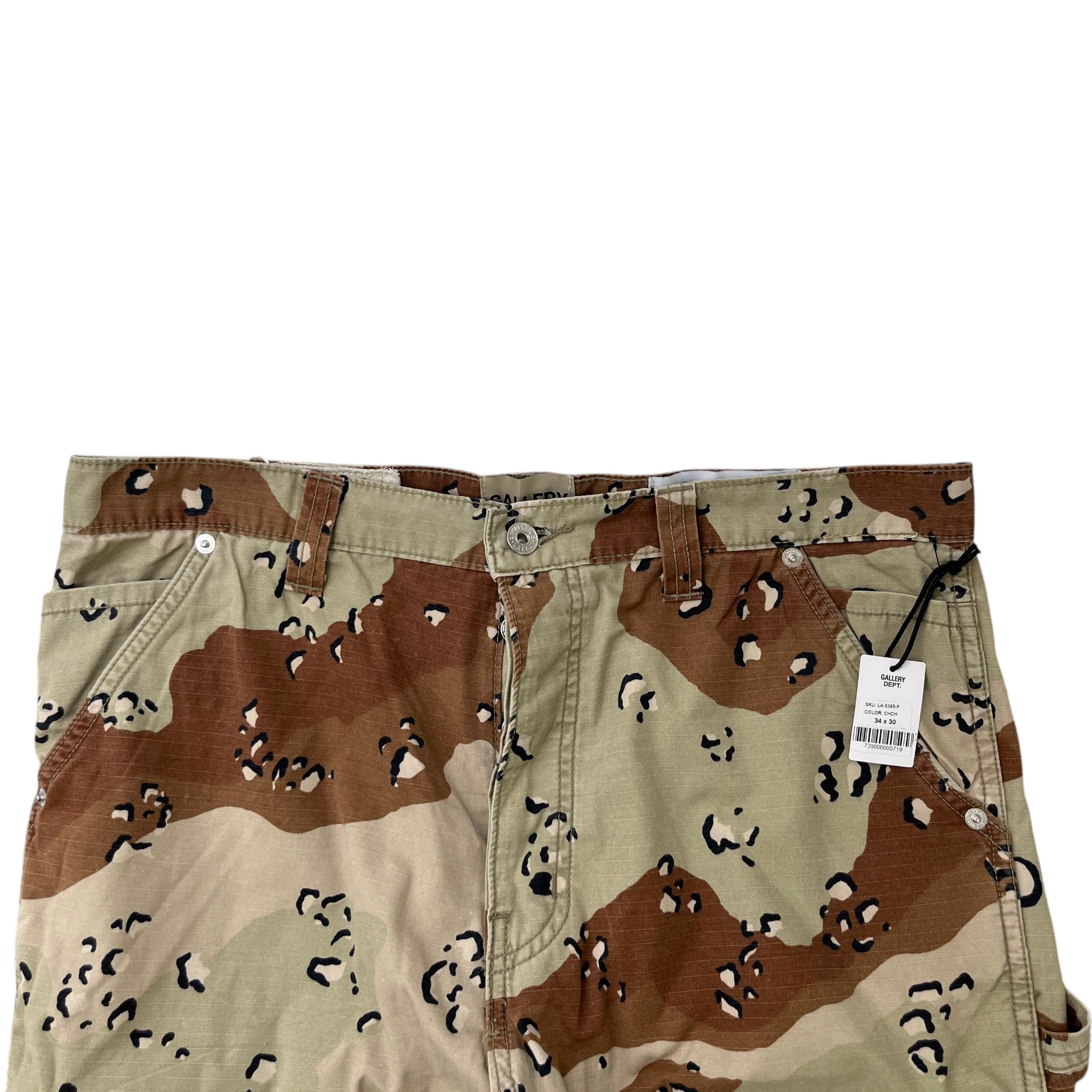 Men's La Flare Trousers Brown Size Waist 34"