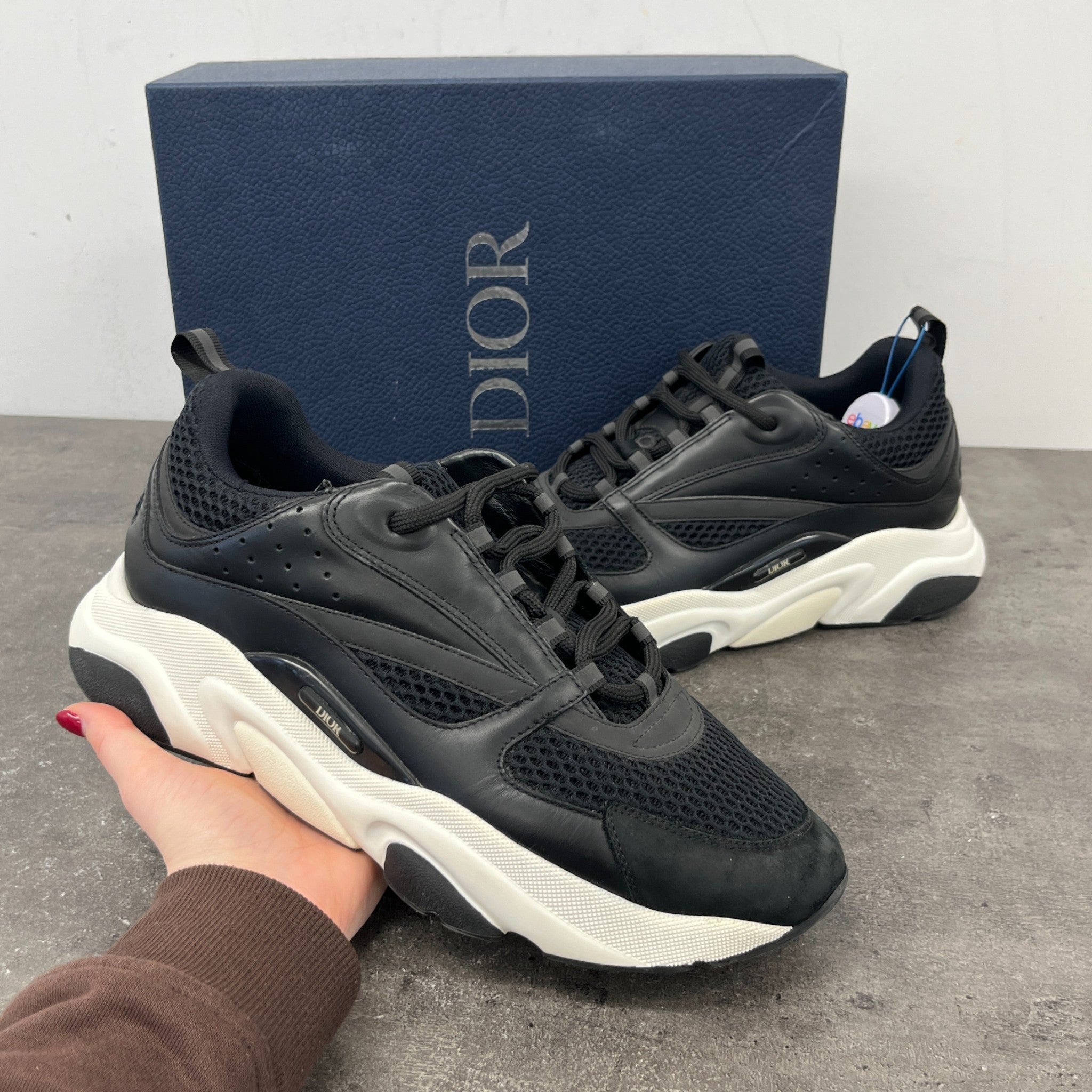 Men's B22 Low Trainers Black Size EU 43.5 / UK 9.5