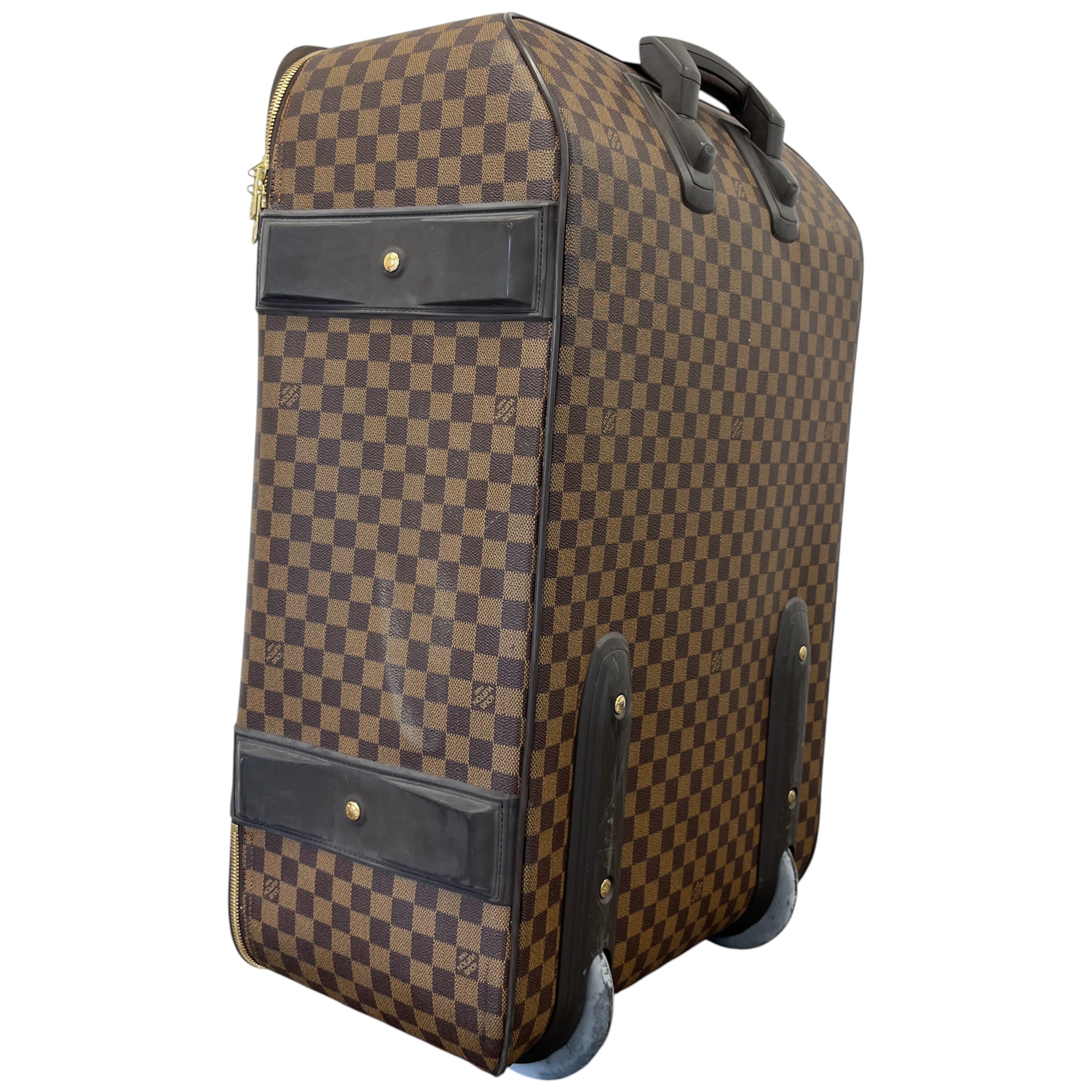 Men's Damier Ebene Pegase 65 Suitcase Brown