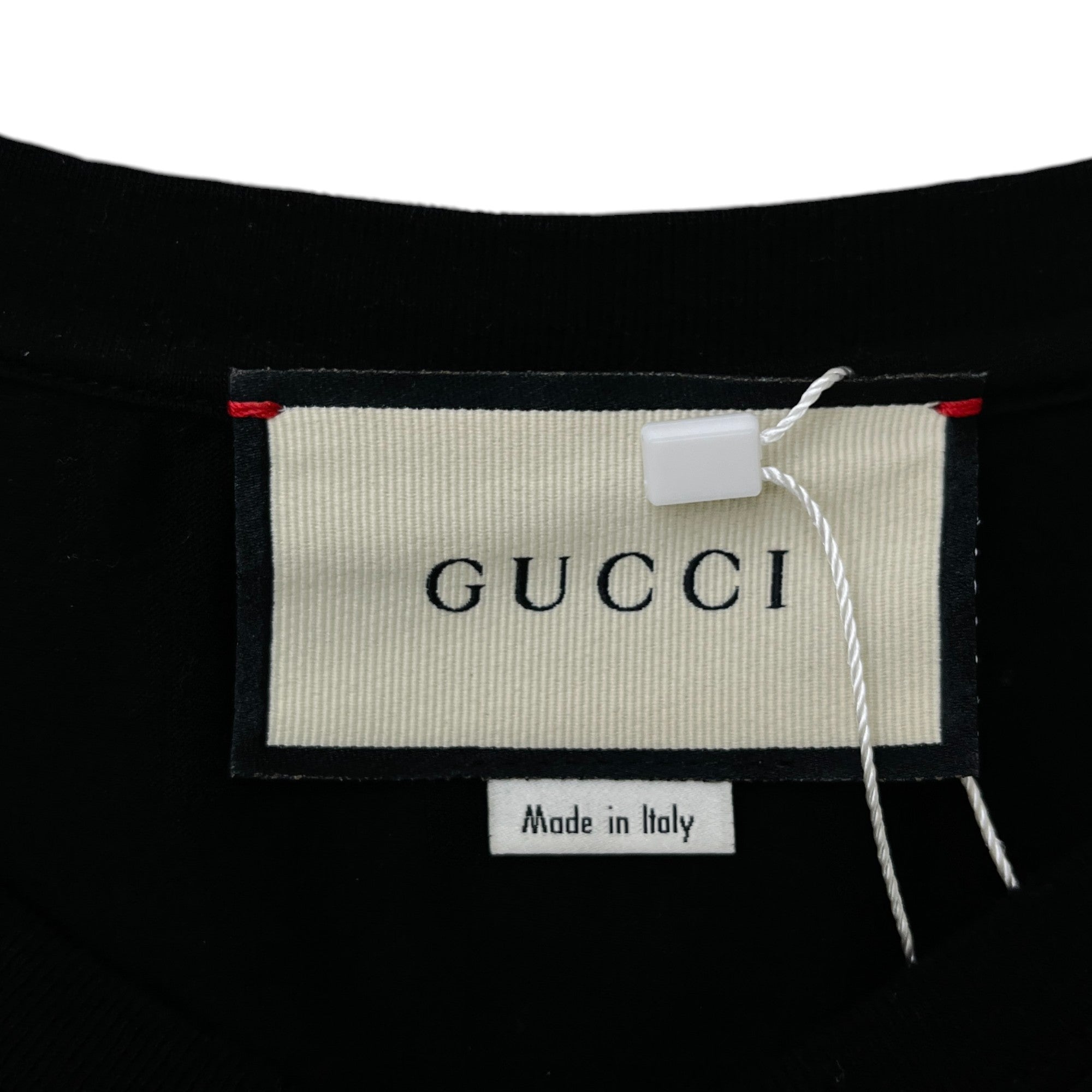 Men's Gg Logo Print T-Shirt Black Size XS