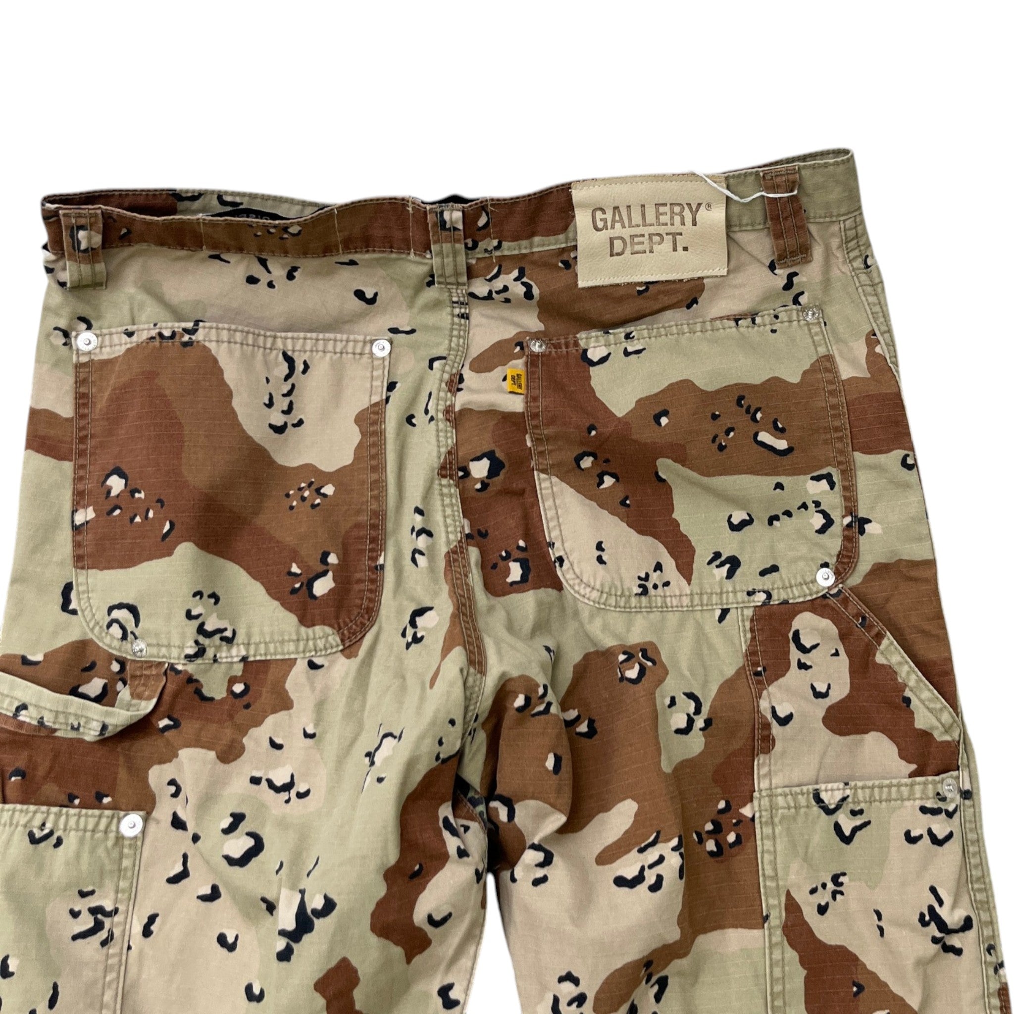 Men's La Flare Trousers Brown Size Waist 34"