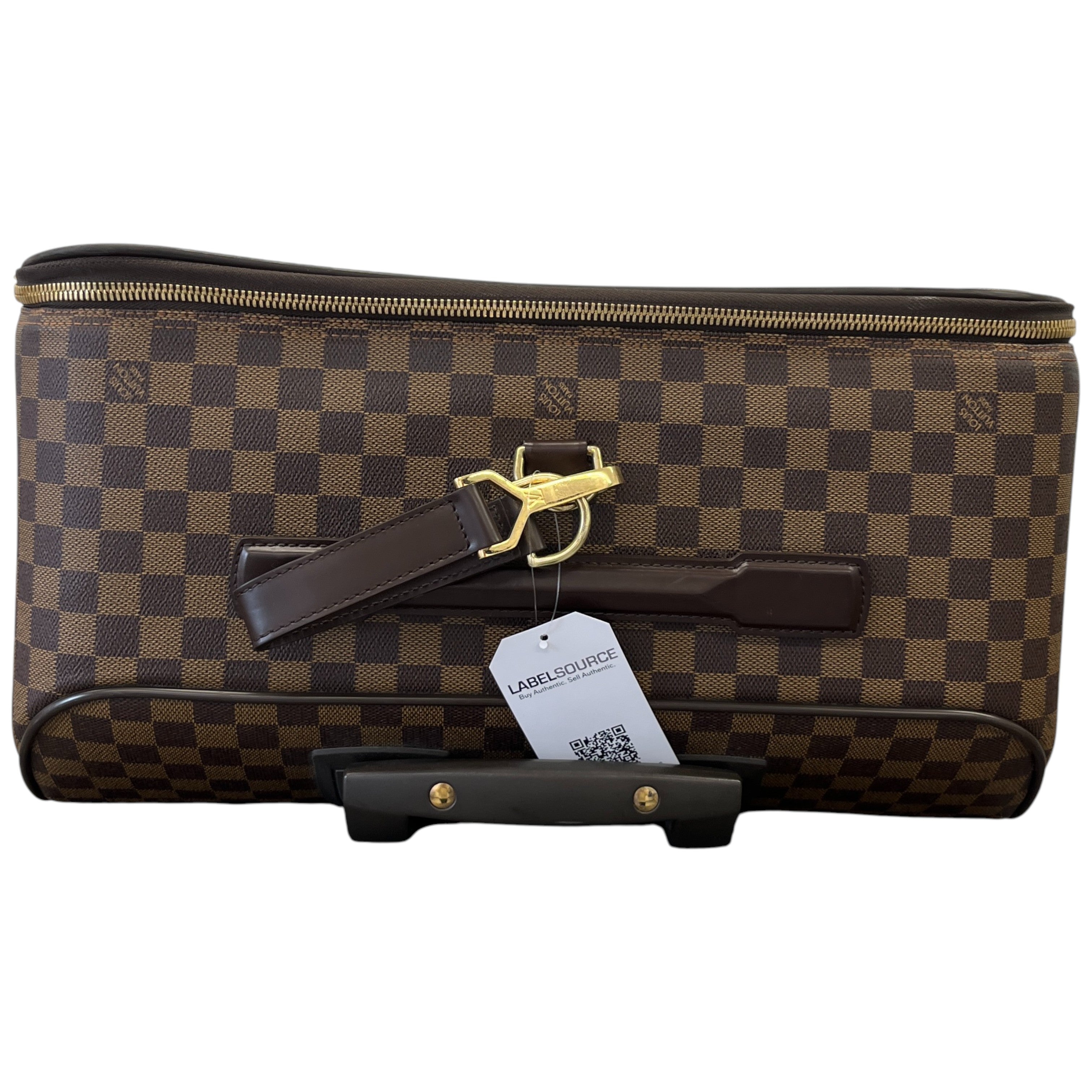 Men's Damier Ebene Pegase 65 Suitcase Brown