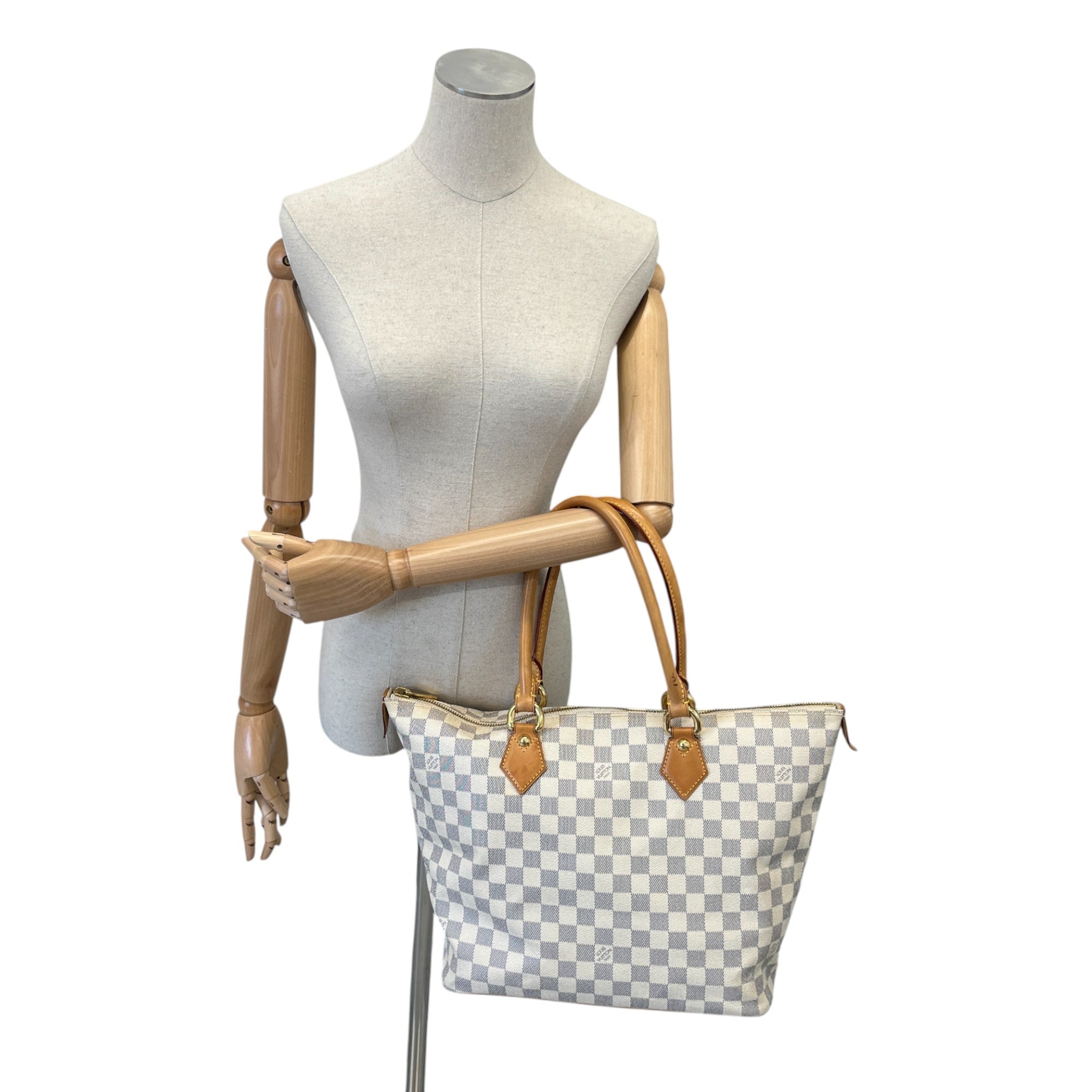 Women's Damier Saleya Handbag White