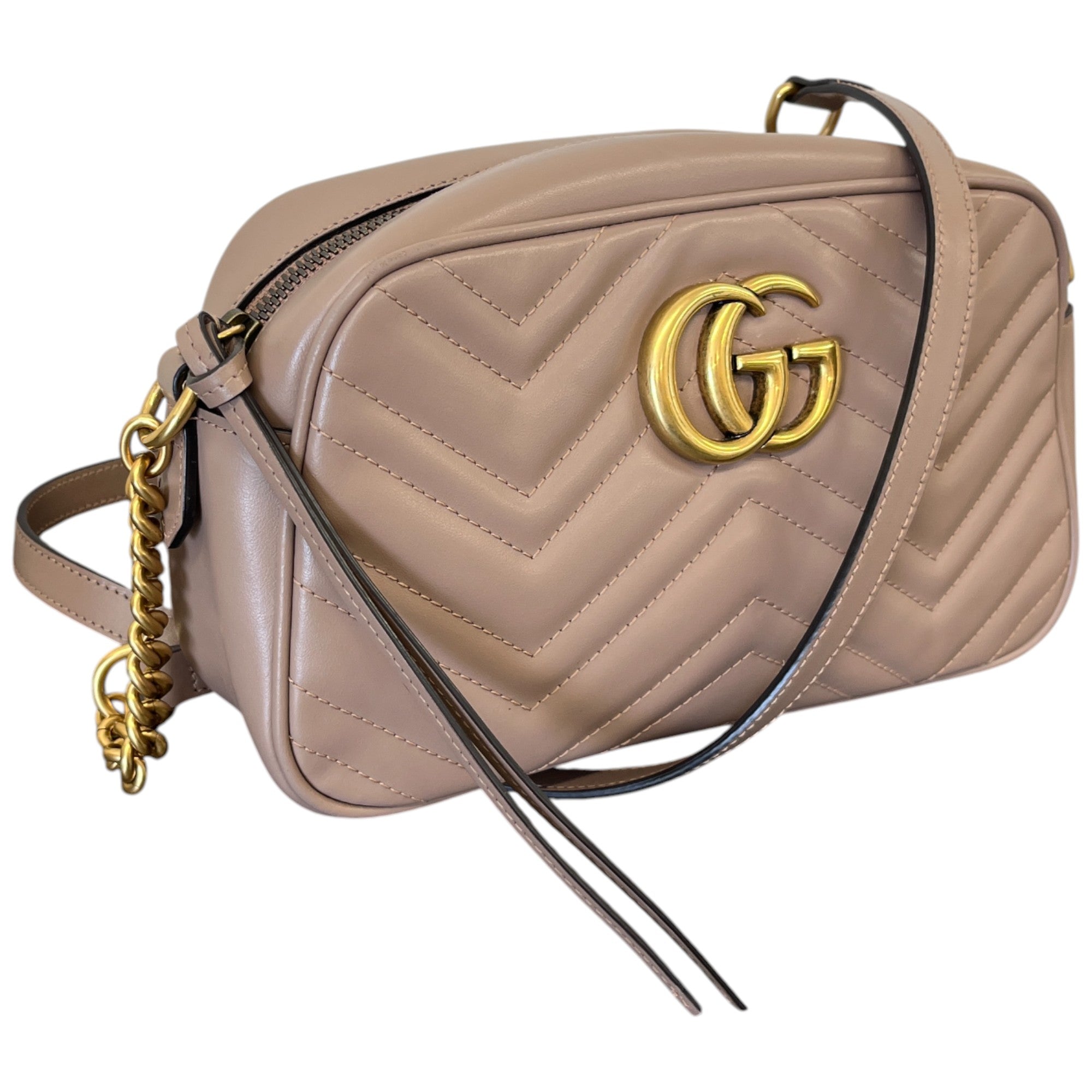 Women's Gg Marmont Camera Handbag Nude