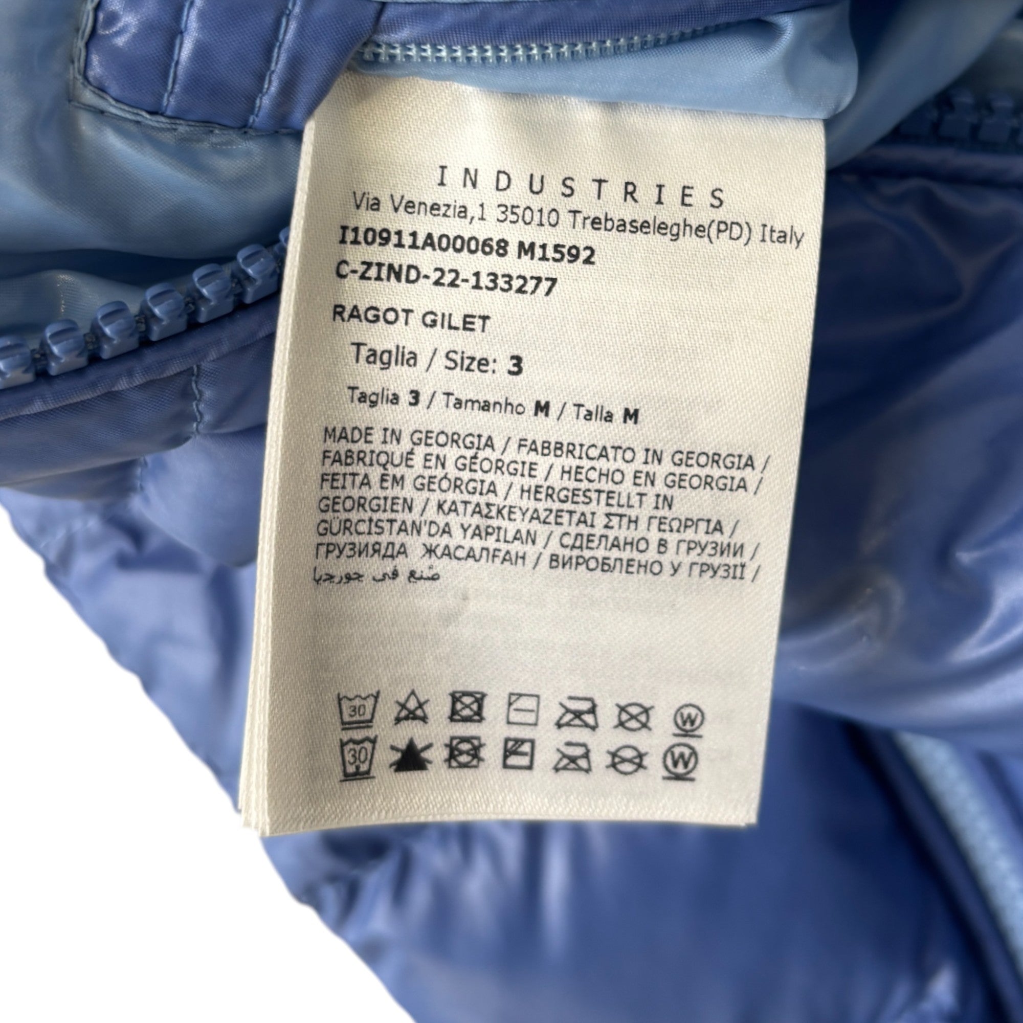 Men's Ragot Gilet Blue Size 3 / L