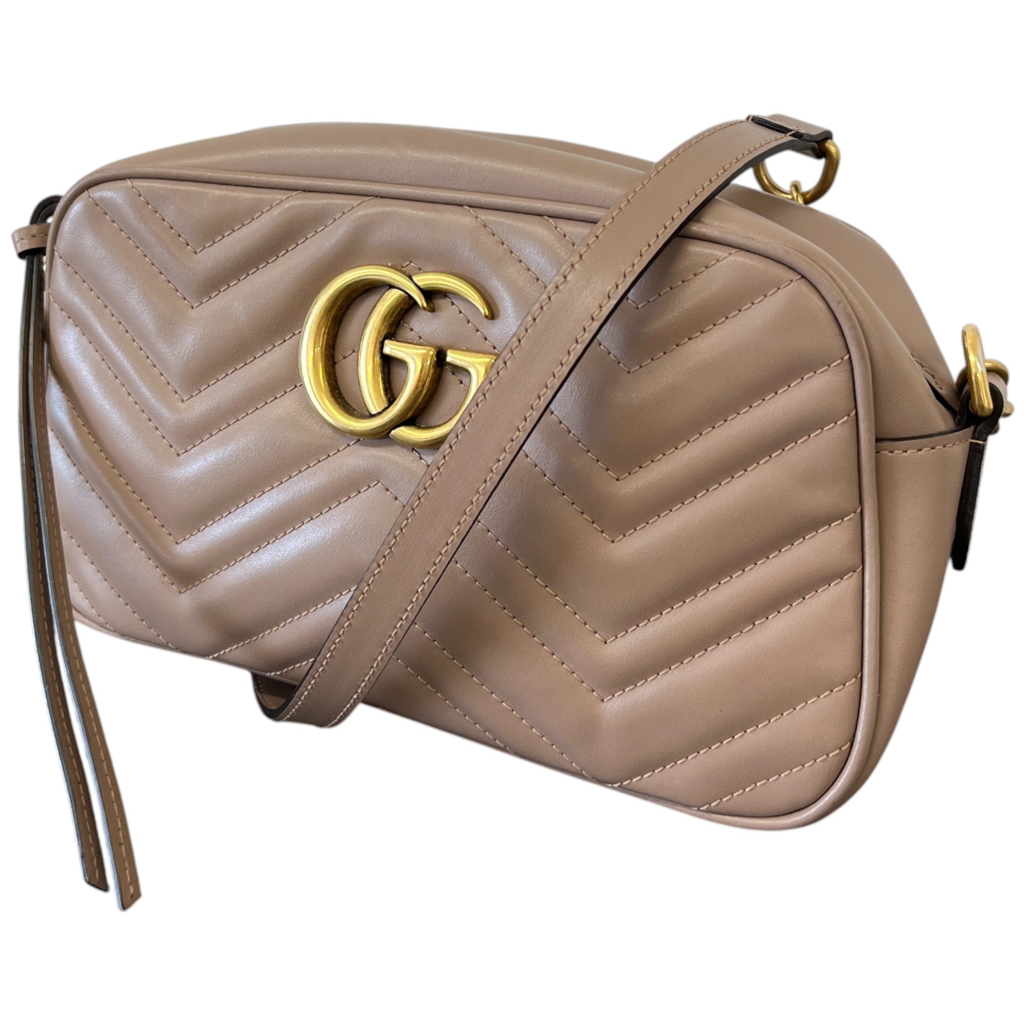 Women's Gg Marmont Camera Handbag Nude