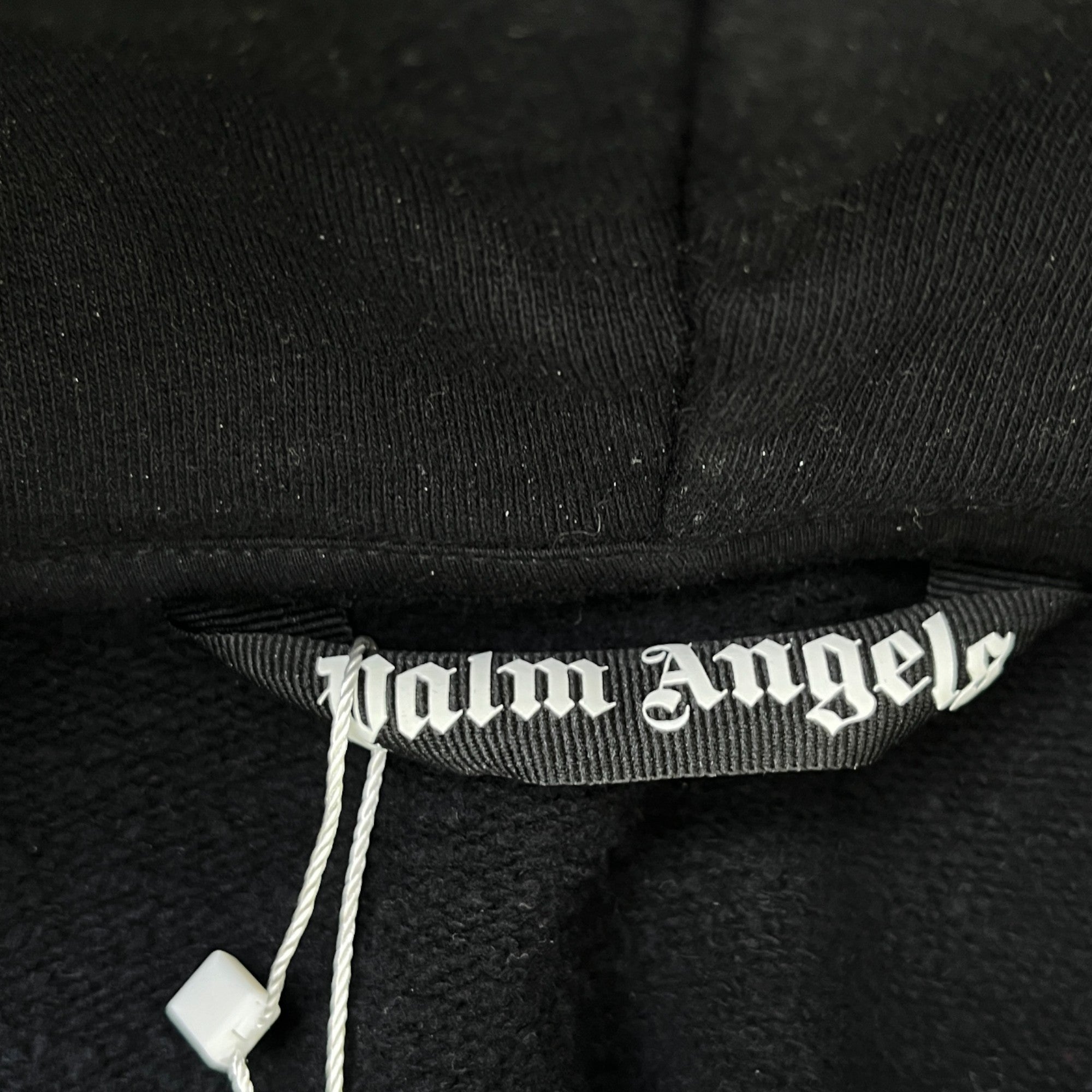 Men's Star Spray Logo Hoodie Black Size XS