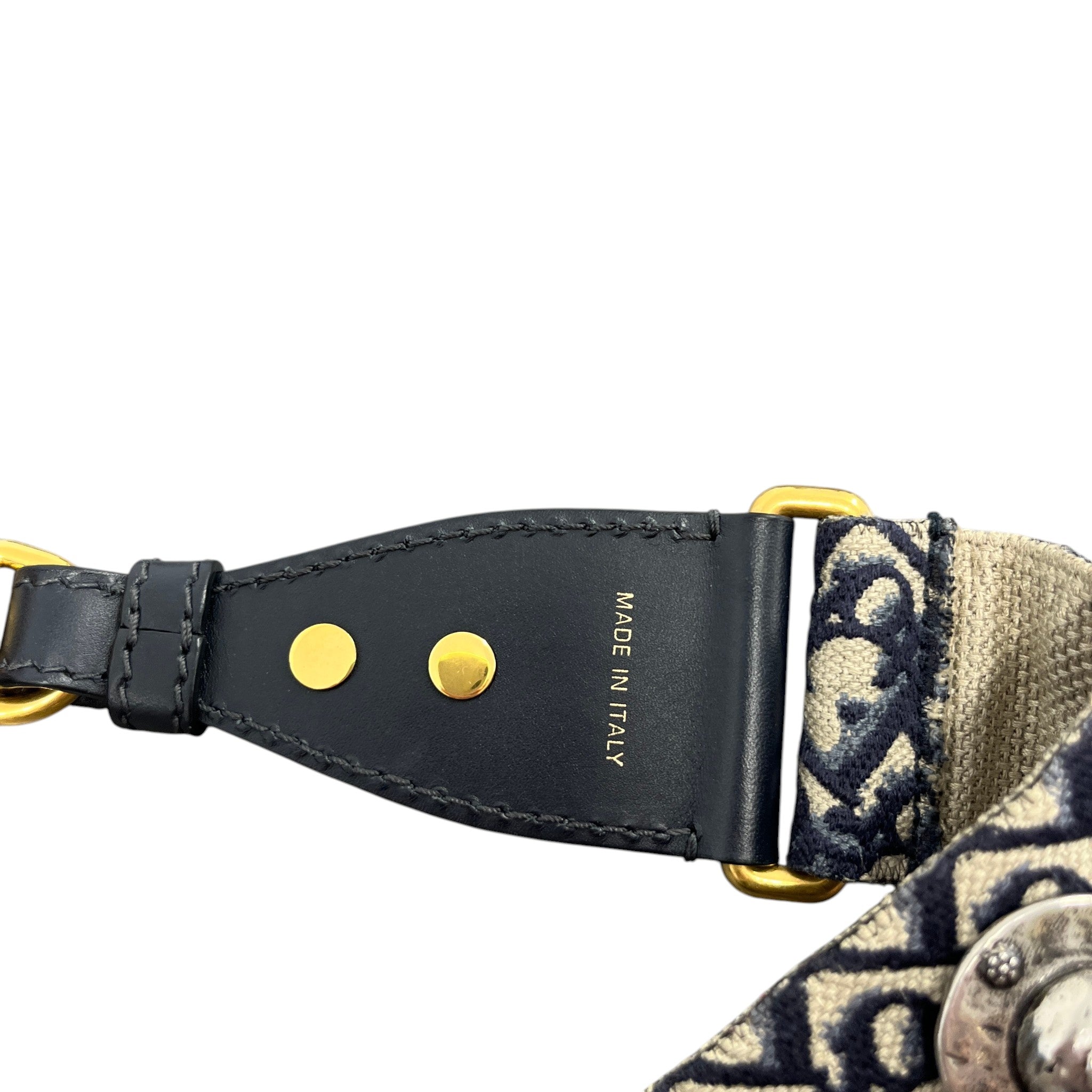 Women's Oblique Saddle Handbag Navy